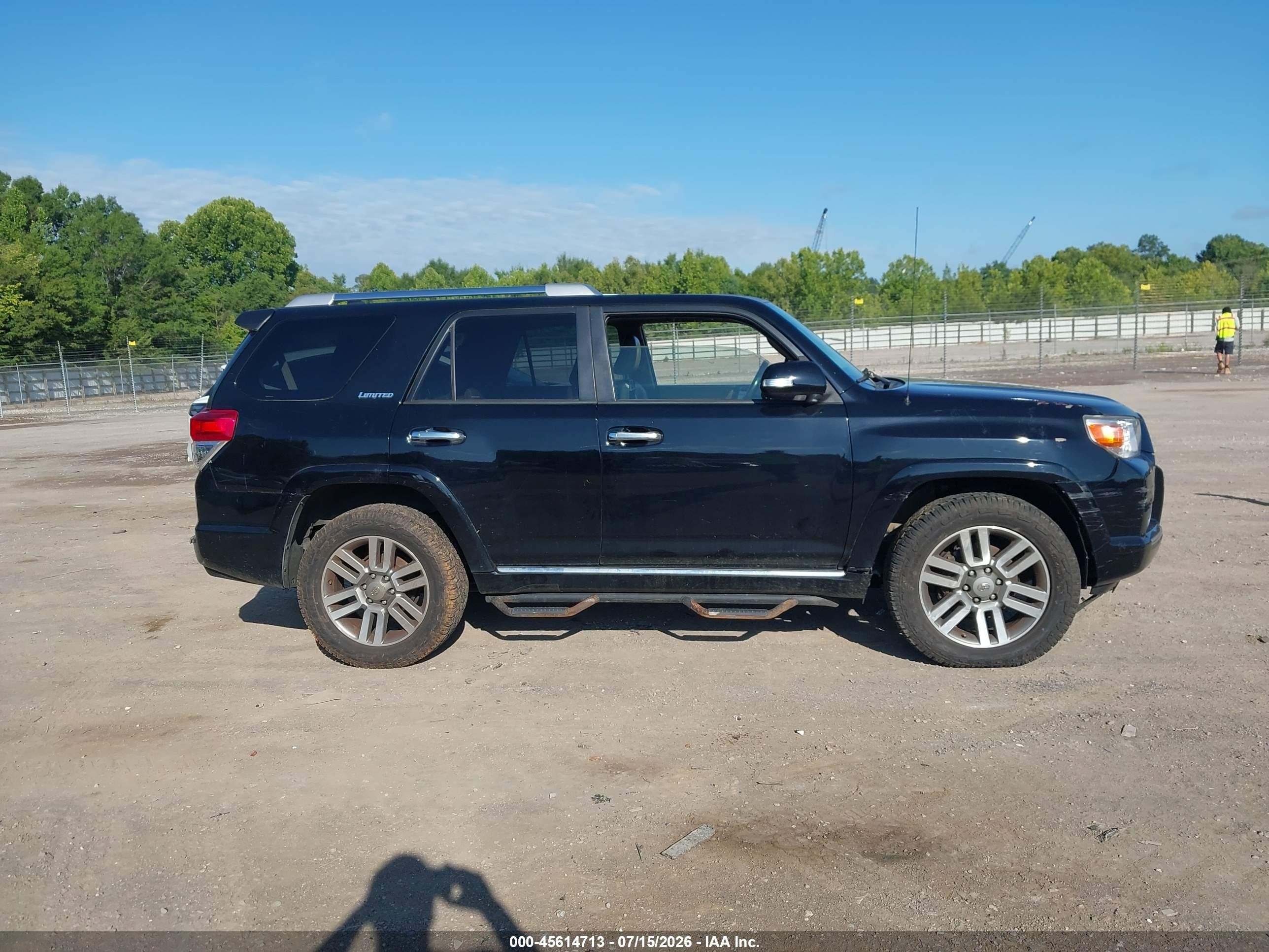 2012 Toyota 4runner Limited Black vin: JTEBU5JR7C5103734