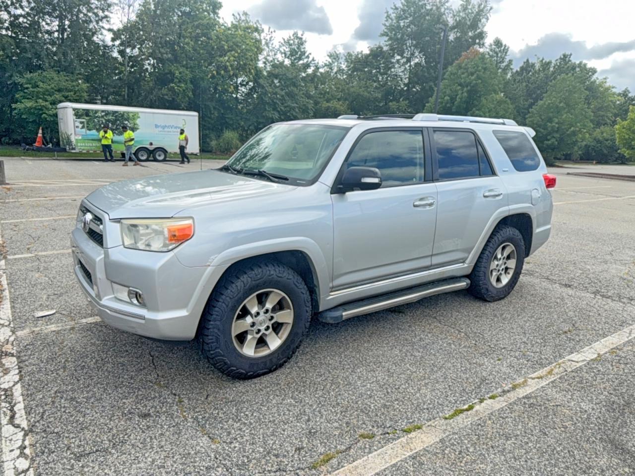 2013 Toyota 4runner Sr5 Silver vin: JTEBU5JR7D5129977