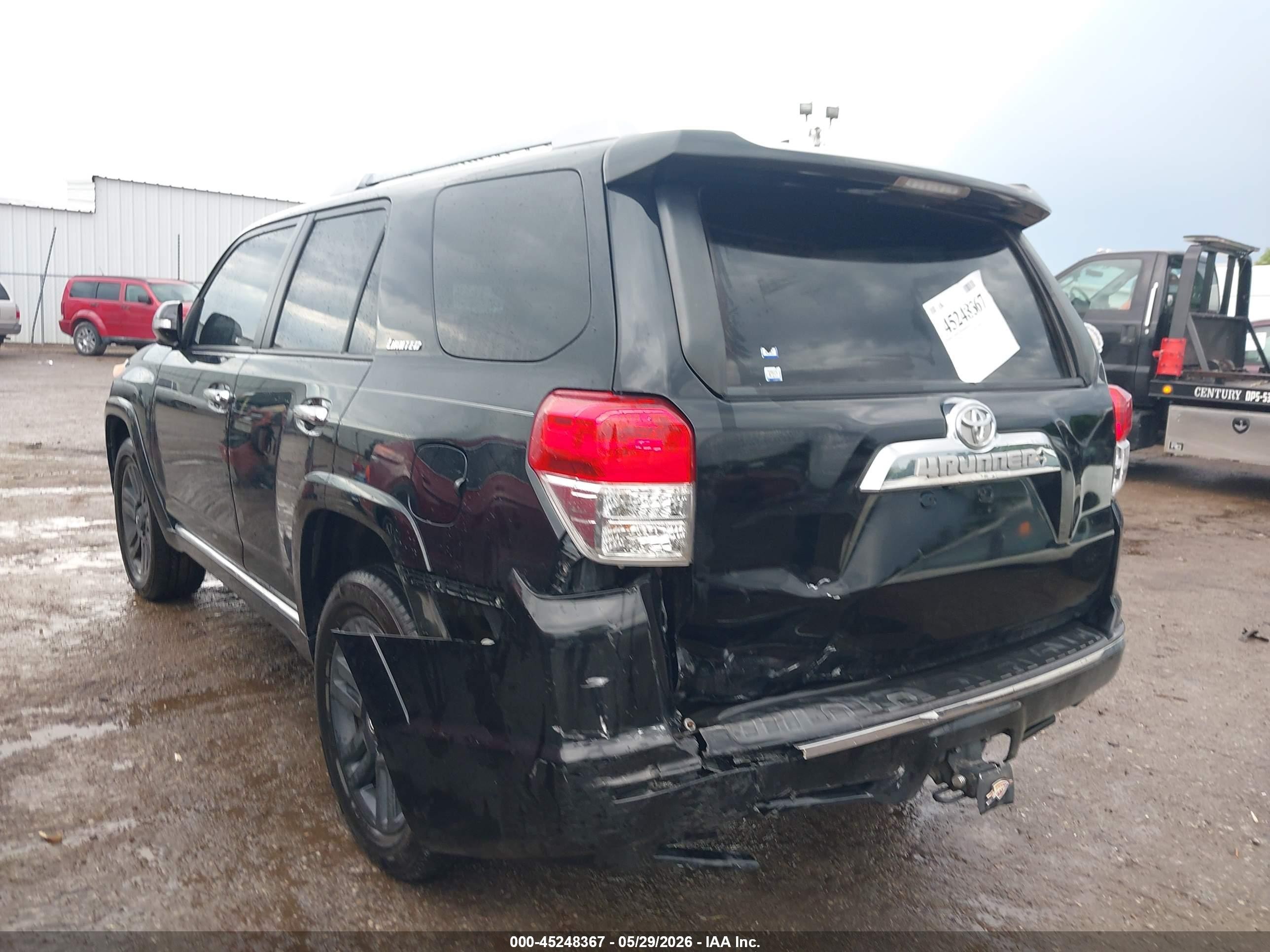 2013 Toyota 4runner Limited Black vin: JTEBU5JR7D5133561