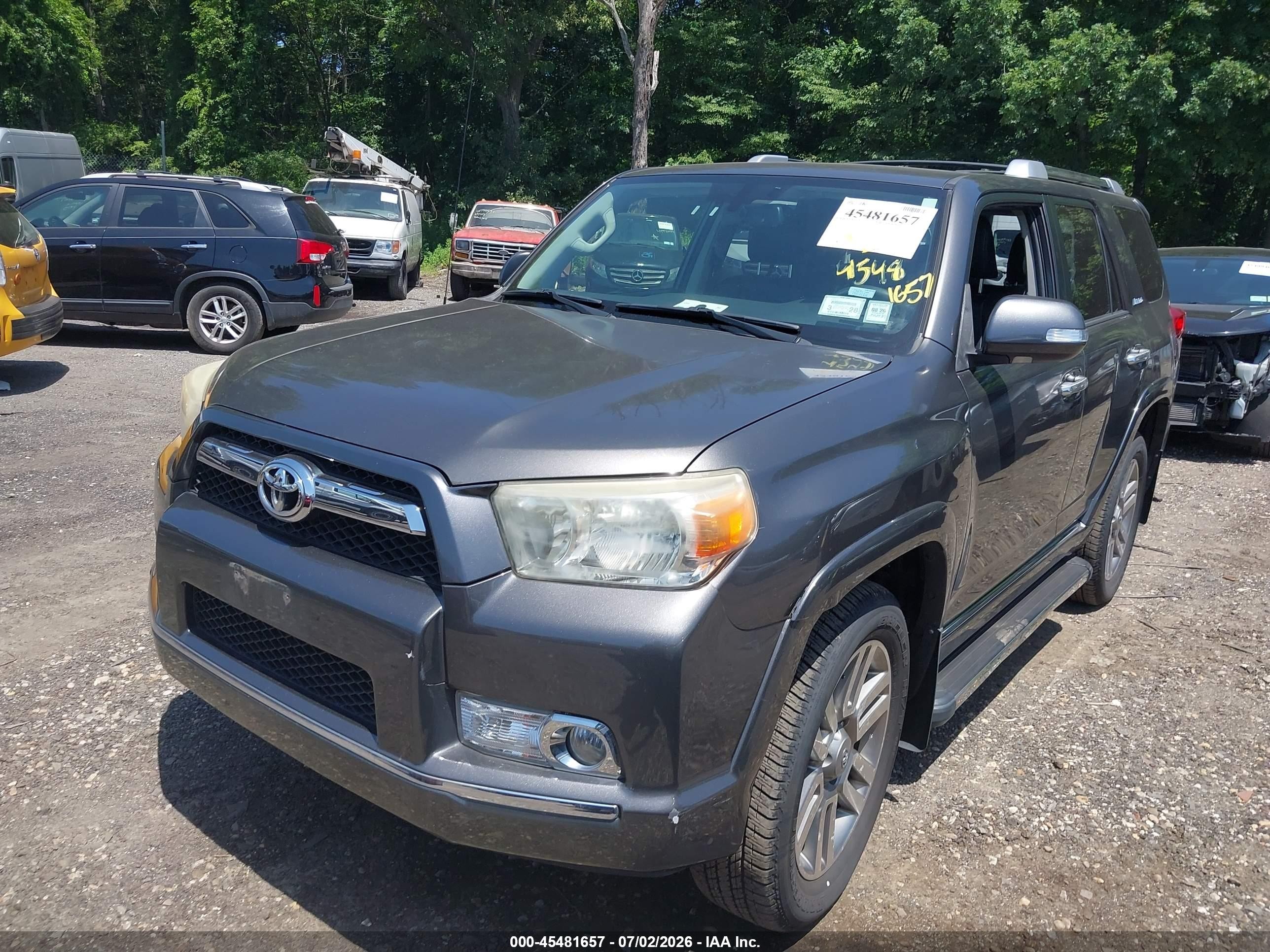 2013 Toyota 4runner Limited Black vin: JTEBU5JR7D5144611