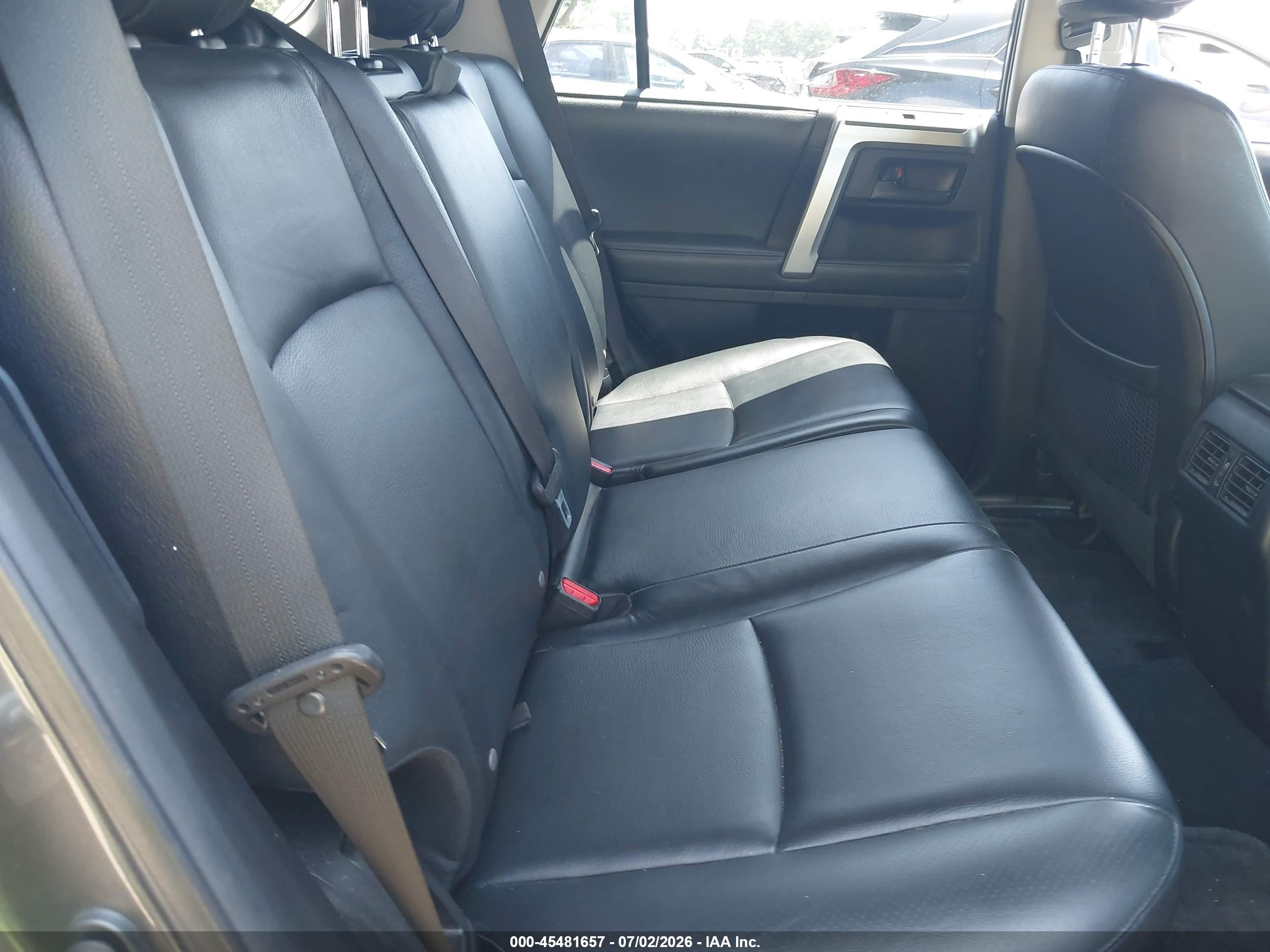 2013 Toyota 4runner Limited Black vin: JTEBU5JR7D5144611