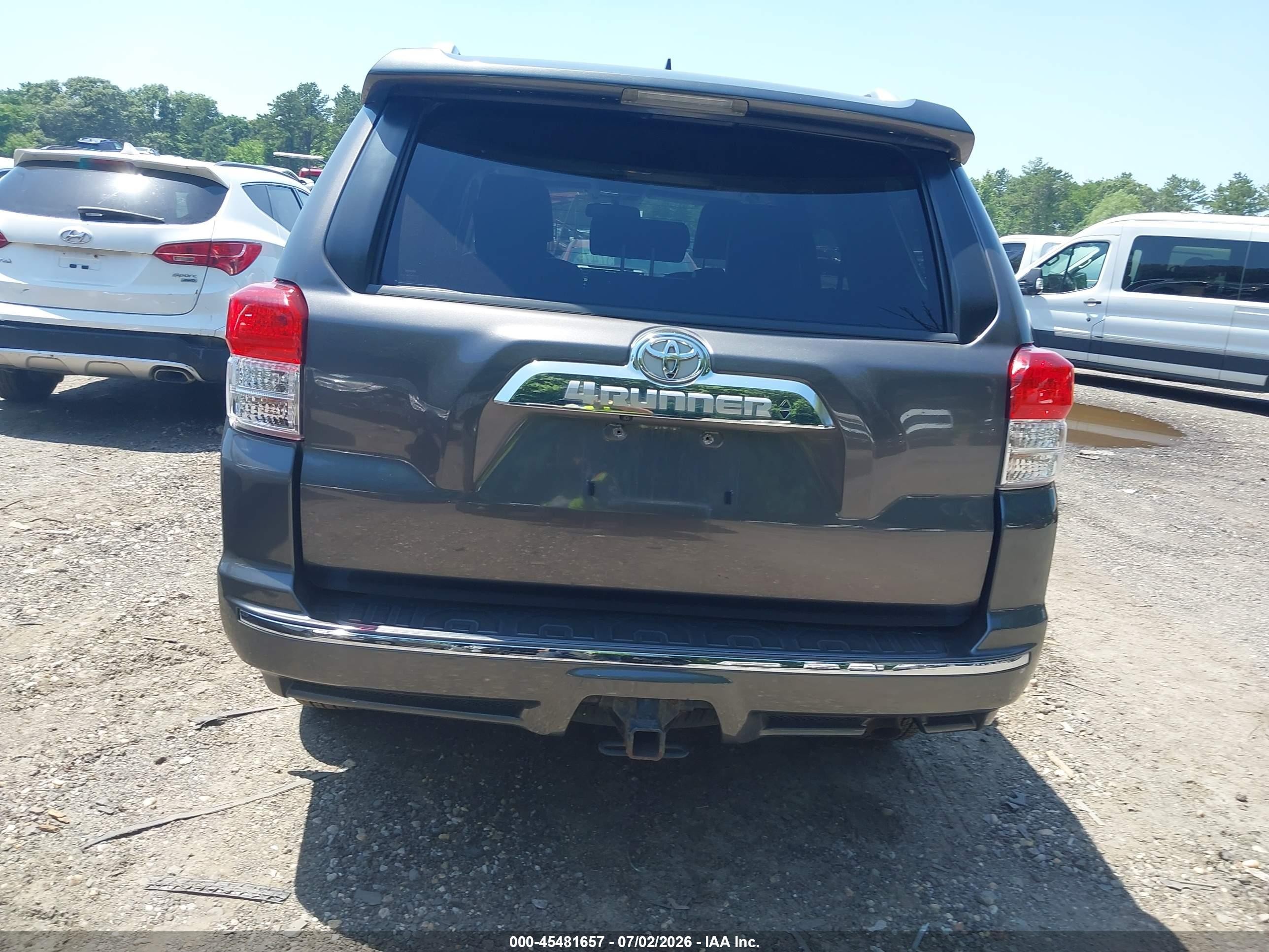 2013 Toyota 4runner Limited Black vin: JTEBU5JR7D5144611