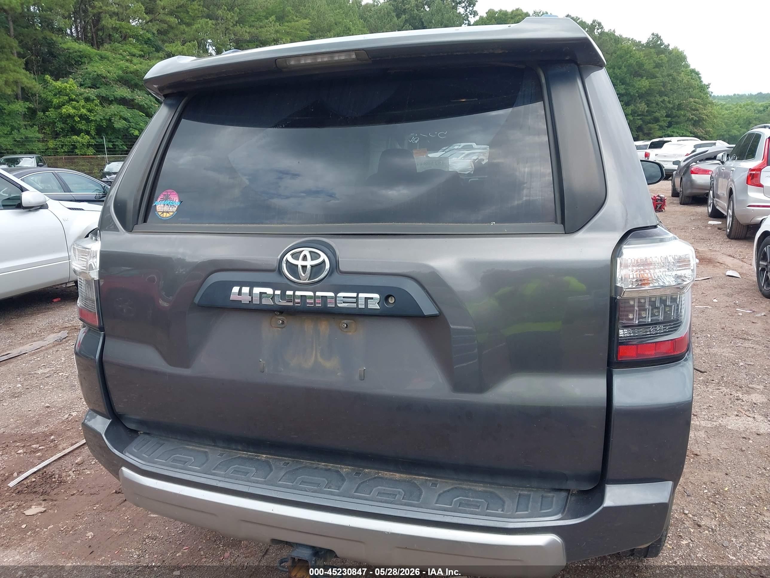 2014 Toyota 4runner Trail Black vin: JTEBU5JR7E5155223