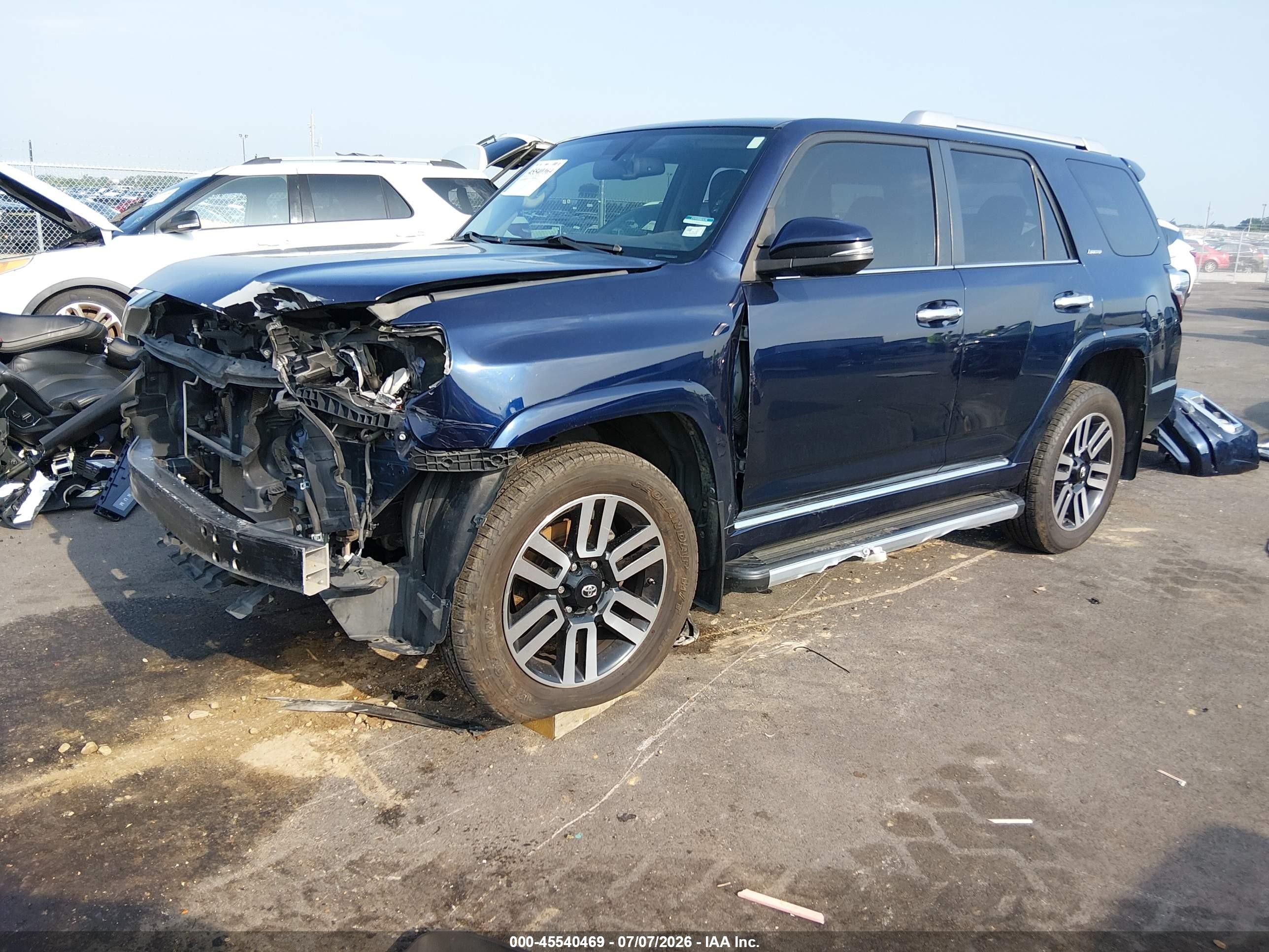 2014 Toyota 4runner Sr5/limited/trail Синий vin: JTEBU5JR7E5202556