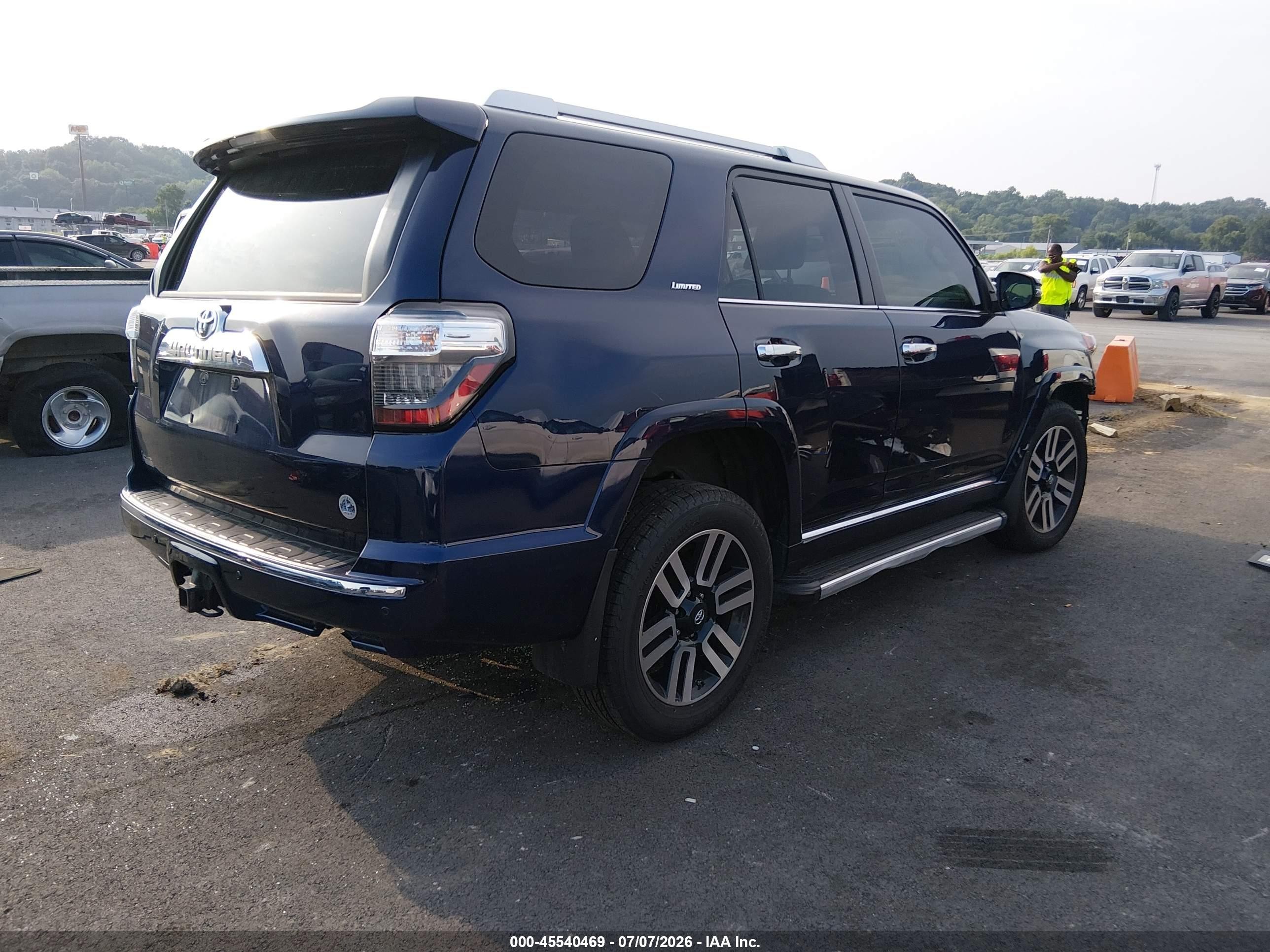 2014 Toyota 4runner Sr5/limited/trail Синий vin: JTEBU5JR7E5202556
