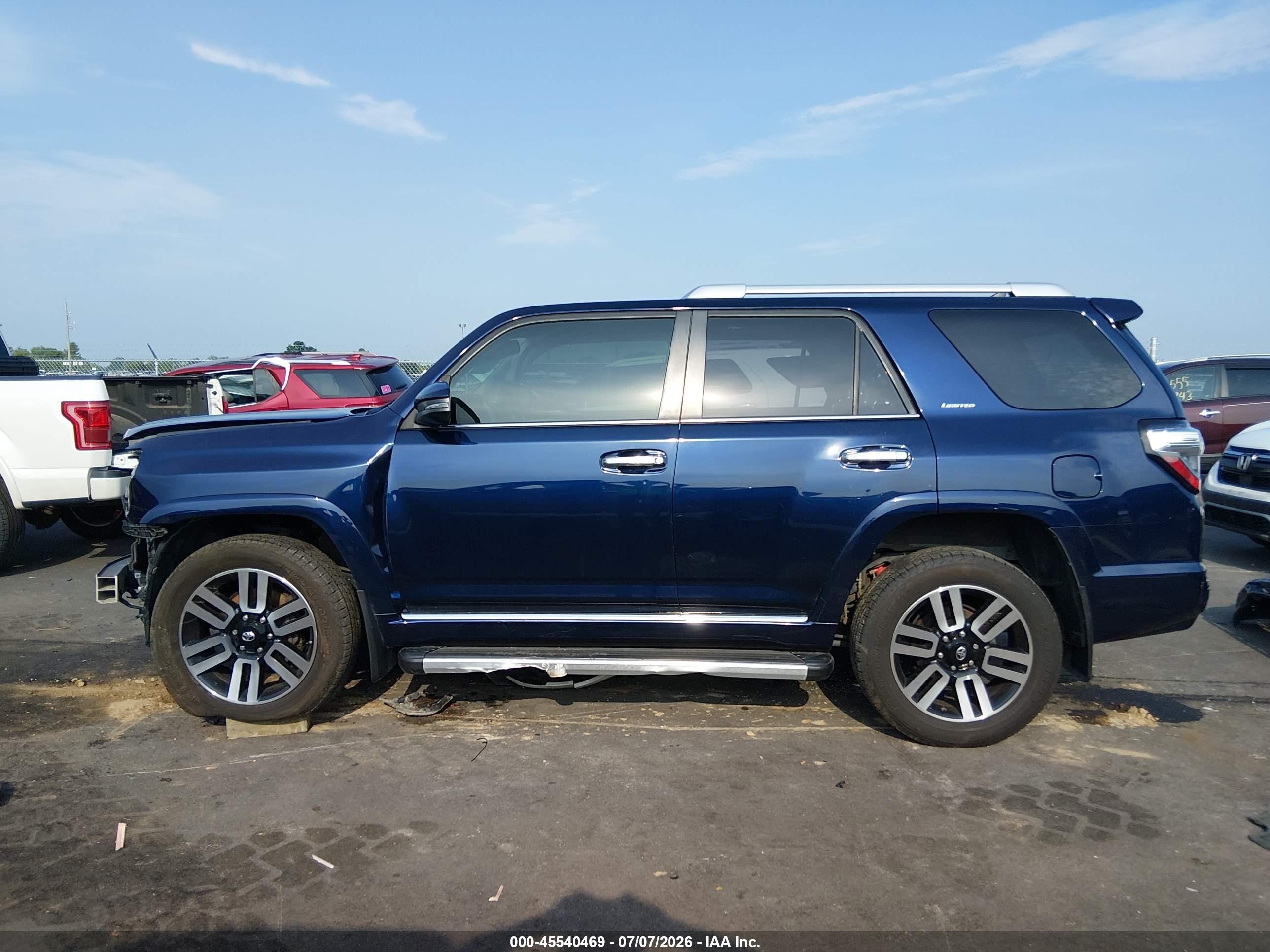 2014 Toyota 4runner Sr5/limited/trail Синий vin: JTEBU5JR7E5202556