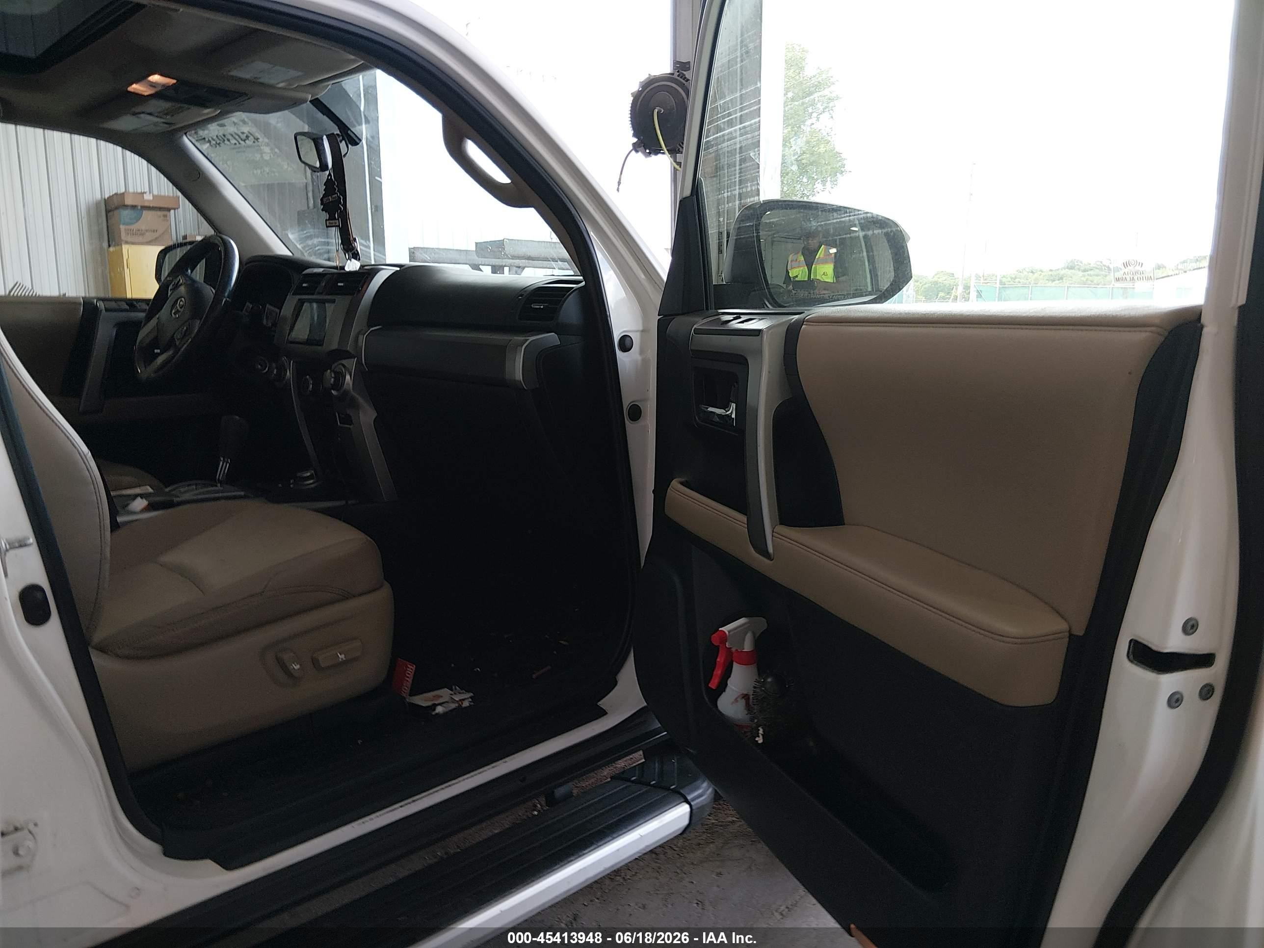 2015 Toyota 4runner Sr5 Premium White vin: JTEBU5JR7F5204020