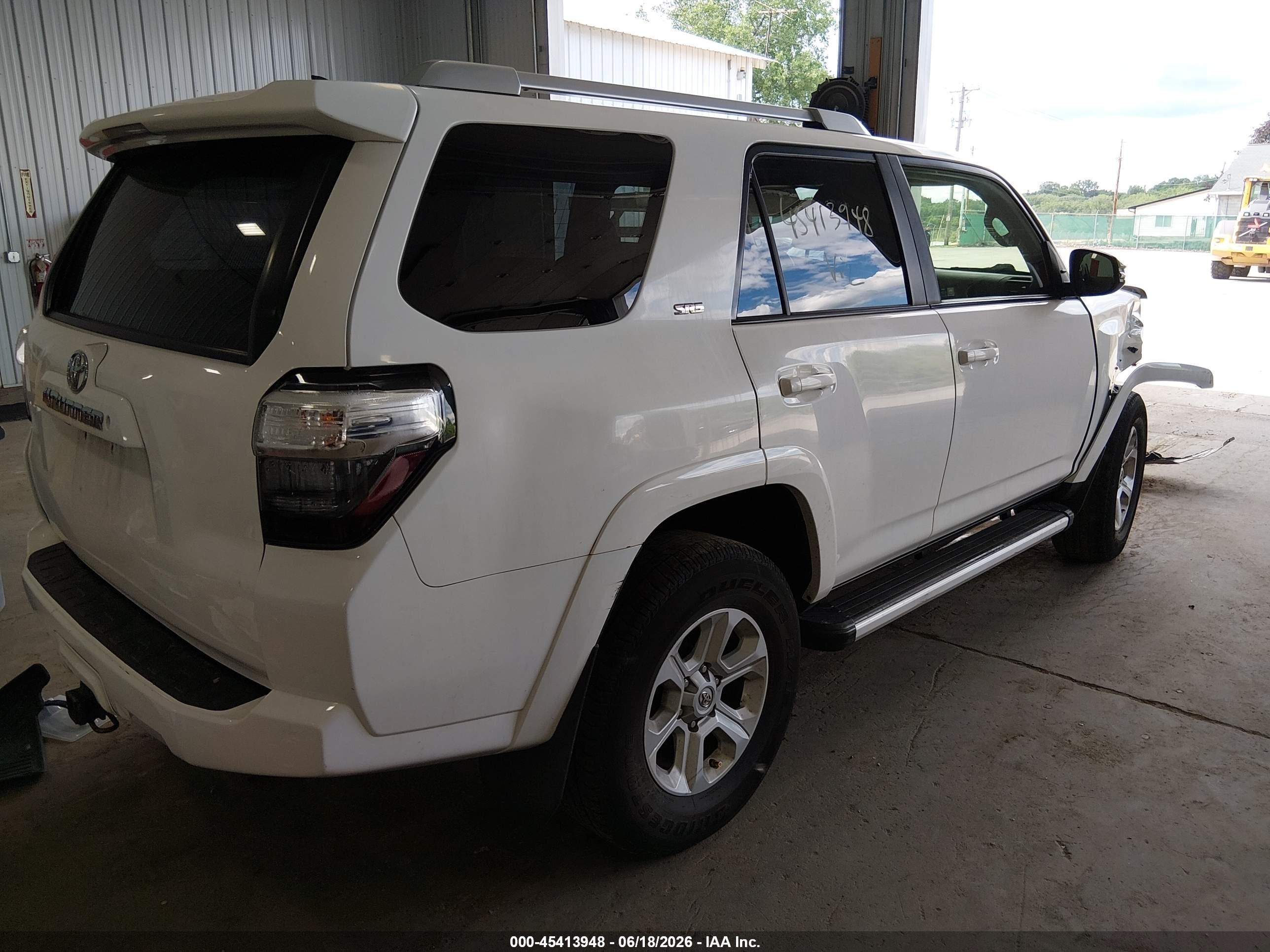 2015 Toyota 4runner Sr5 Premium White vin: JTEBU5JR7F5204020
