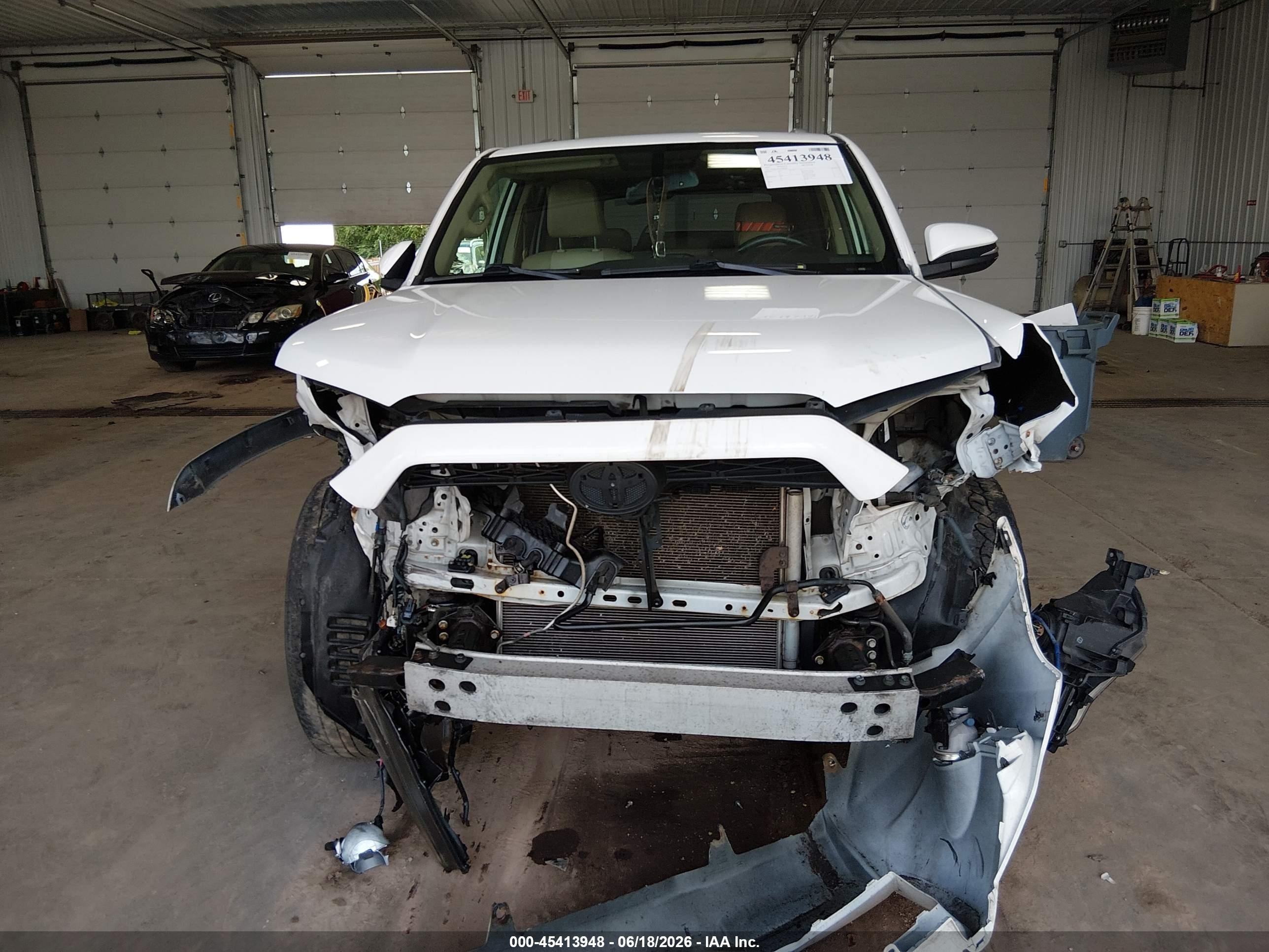 2015 Toyota 4runner Sr5 Premium White vin: JTEBU5JR7F5204020