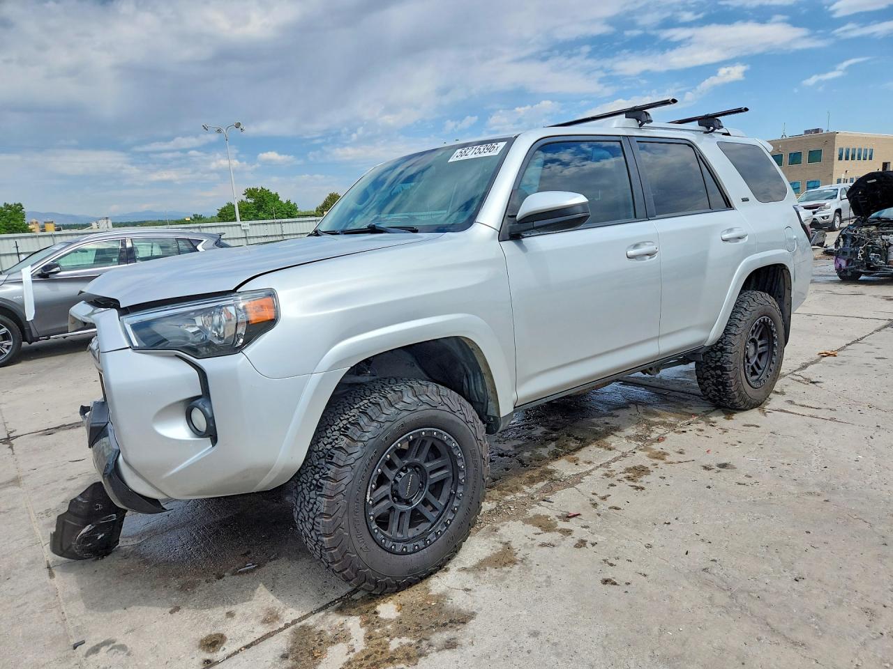 2015 Toyota 4runner Sr5 Silver vin: JTEBU5JR7F5214854