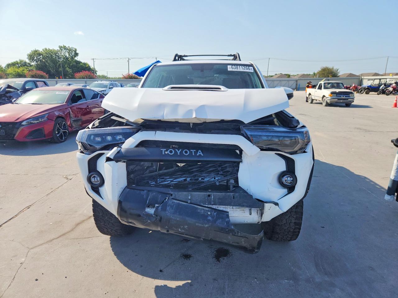 2015 Toyota 4runner Trd Pro White vin: JTEBU5JR7F5215678