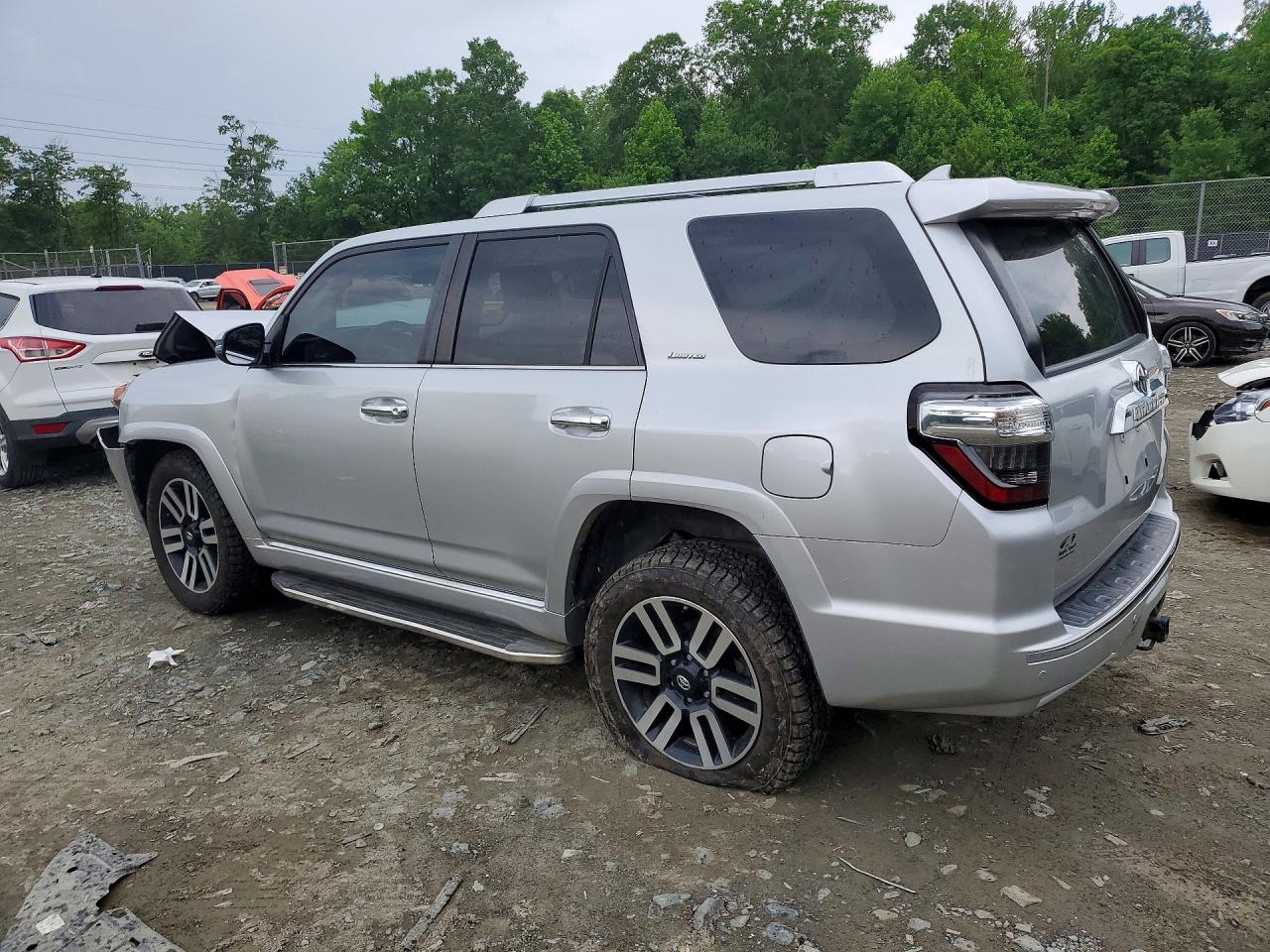 2015 Toyota 4runner Limited Silver vin: JTEBU5JR7F5217494