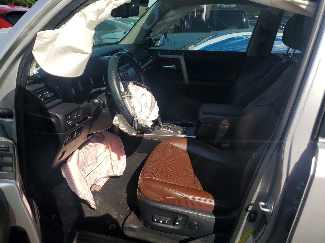 2015 Toyota 4runner Limited Silver vin: JTEBU5JR7F5217494