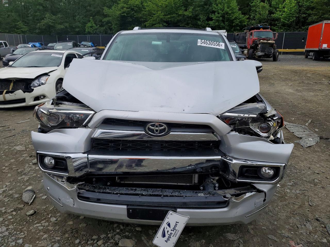 2015 Toyota 4runner Limited Silver vin: JTEBU5JR7F5217494