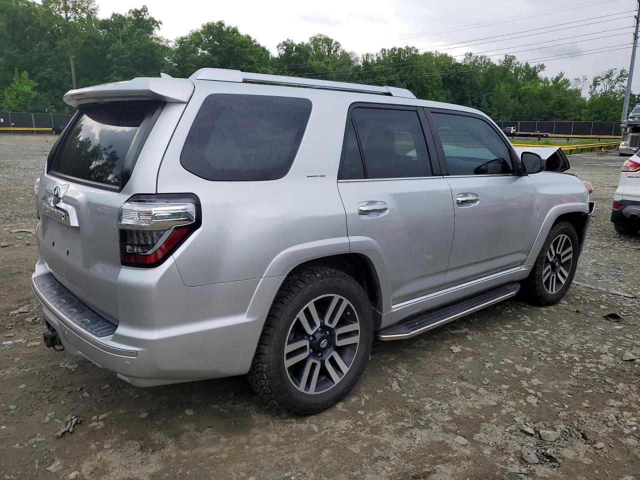 2015 Toyota 4runner Limited Silver vin: JTEBU5JR7F5217494