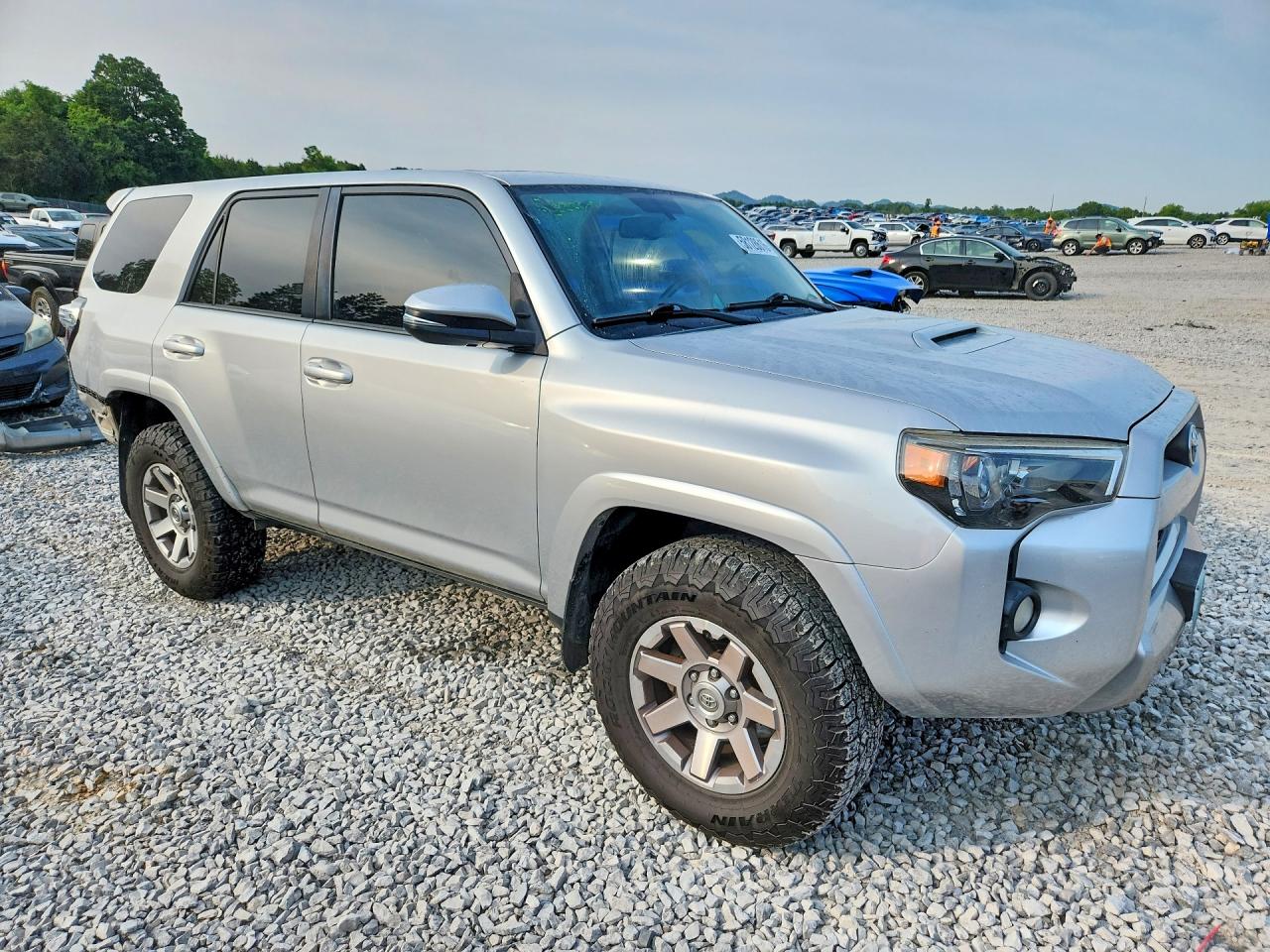 2015 Toyota 4runner Trail Premium Silver vin: JTEBU5JR7F5225529