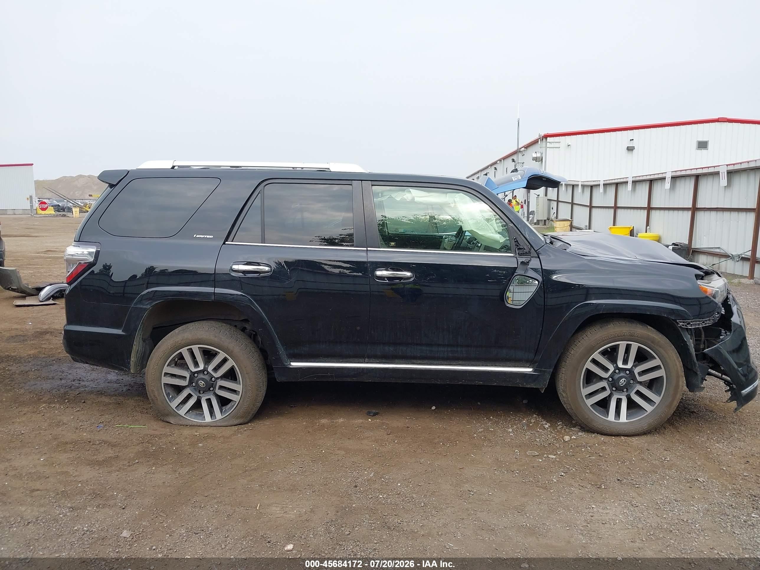 2015 Toyota 4runner Limited Black vin: JTEBU5JR7F5225627