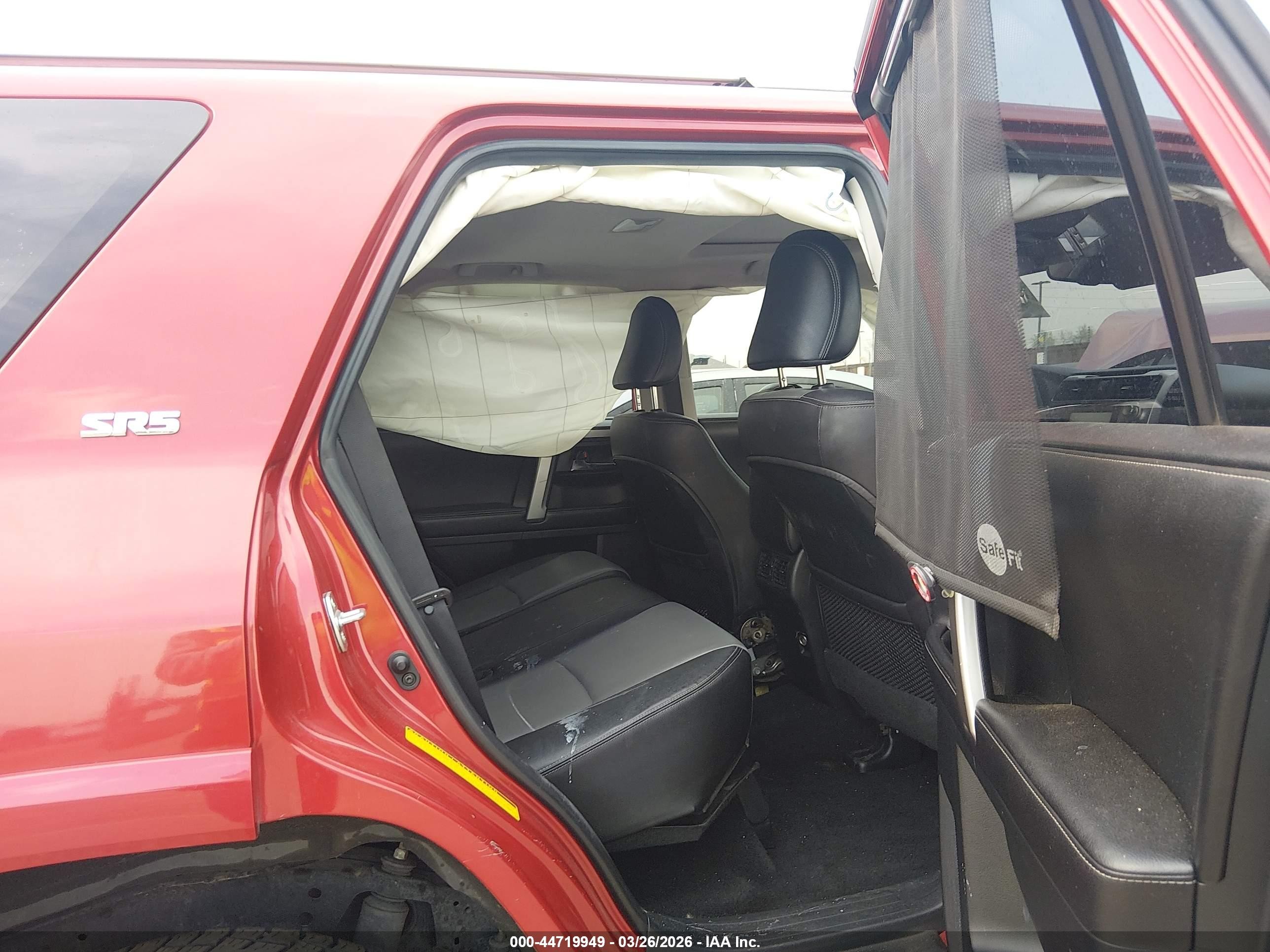 2016 Toyota 4runner Sr5 Premium Красный vin: JTEBU5JR7G5303230