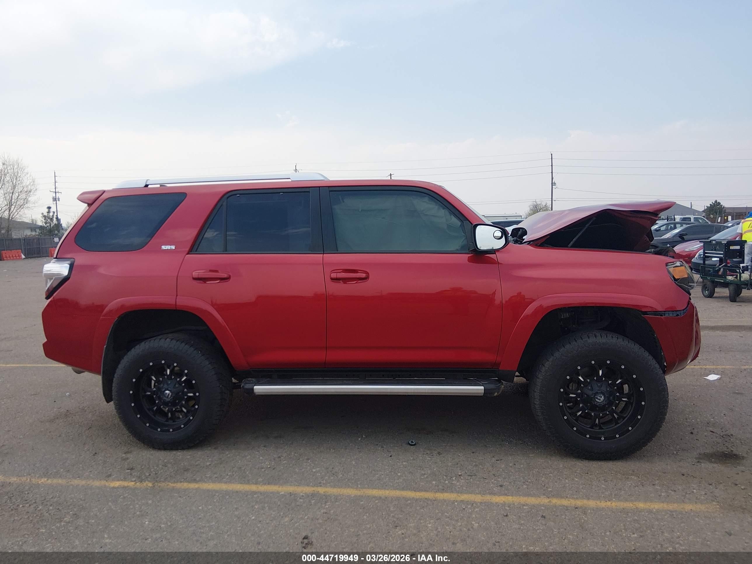 2016 Toyota 4runner Sr5 Premium Красный vin: JTEBU5JR7G5303230