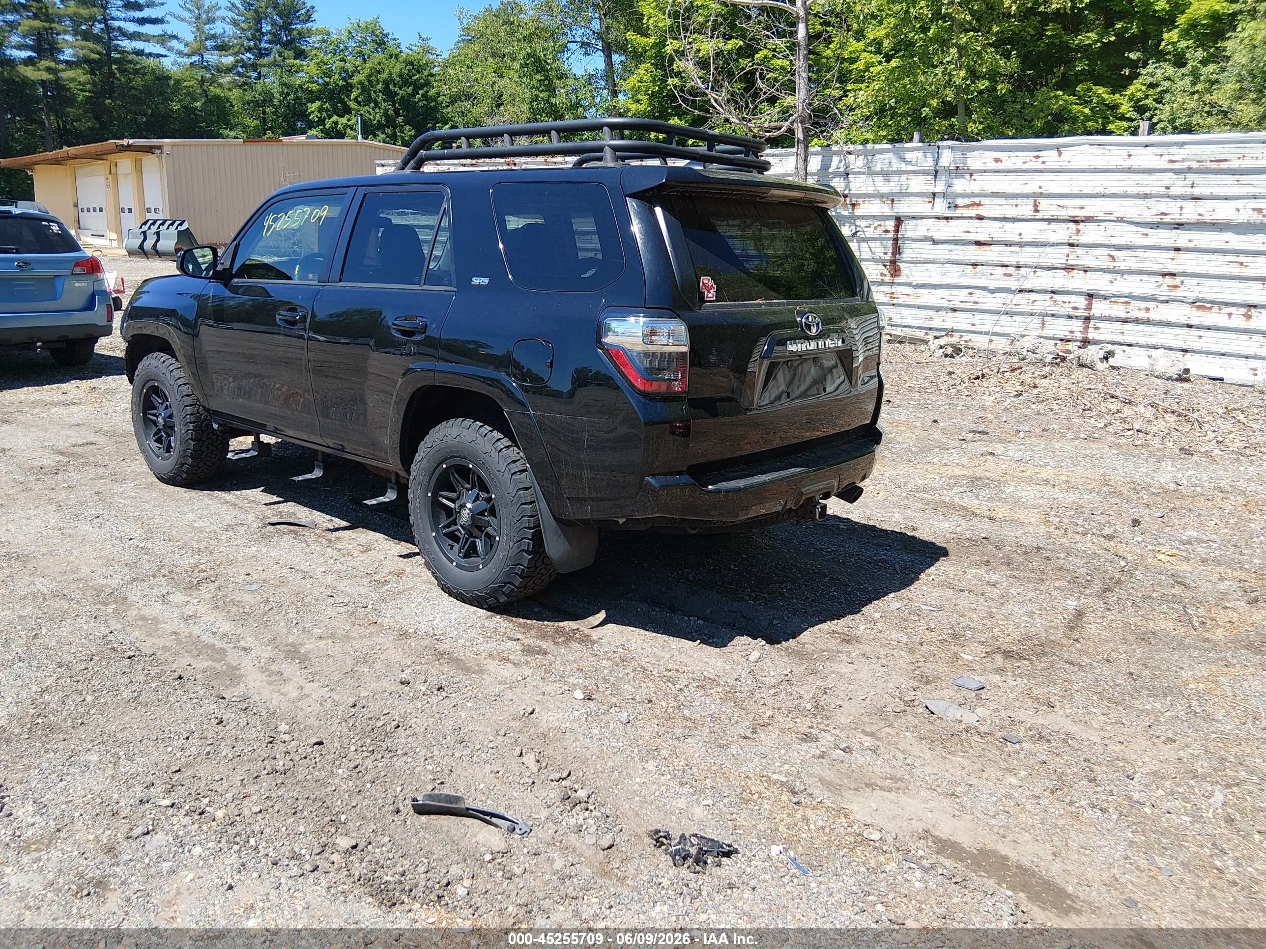 2016 Toyota 4runner Sr5 Black vin: JTEBU5JR7G5311795