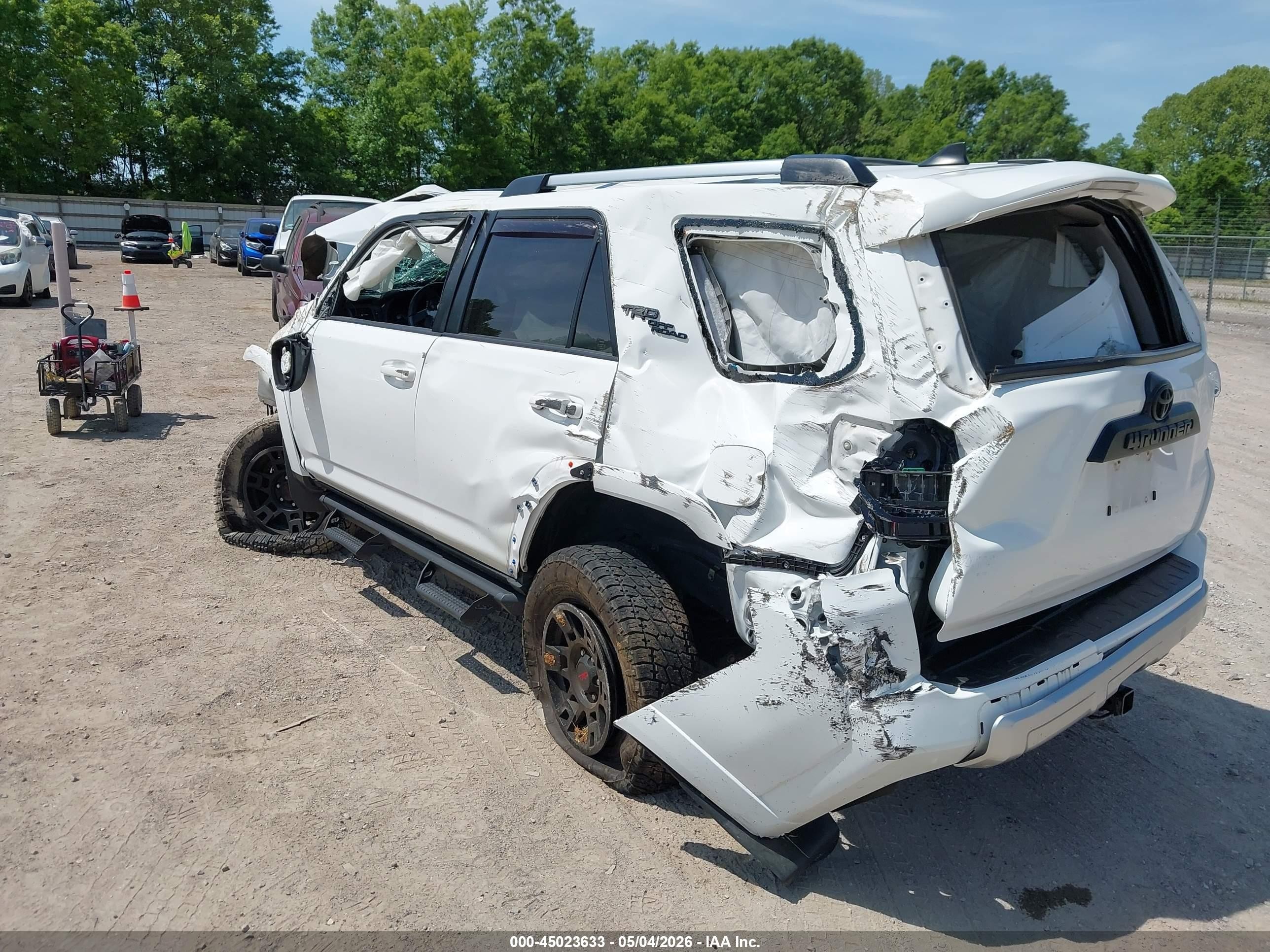 2018 Toyota 4runner Trd Off Road Premium Белый vin: JTEBU5JR7J5526388