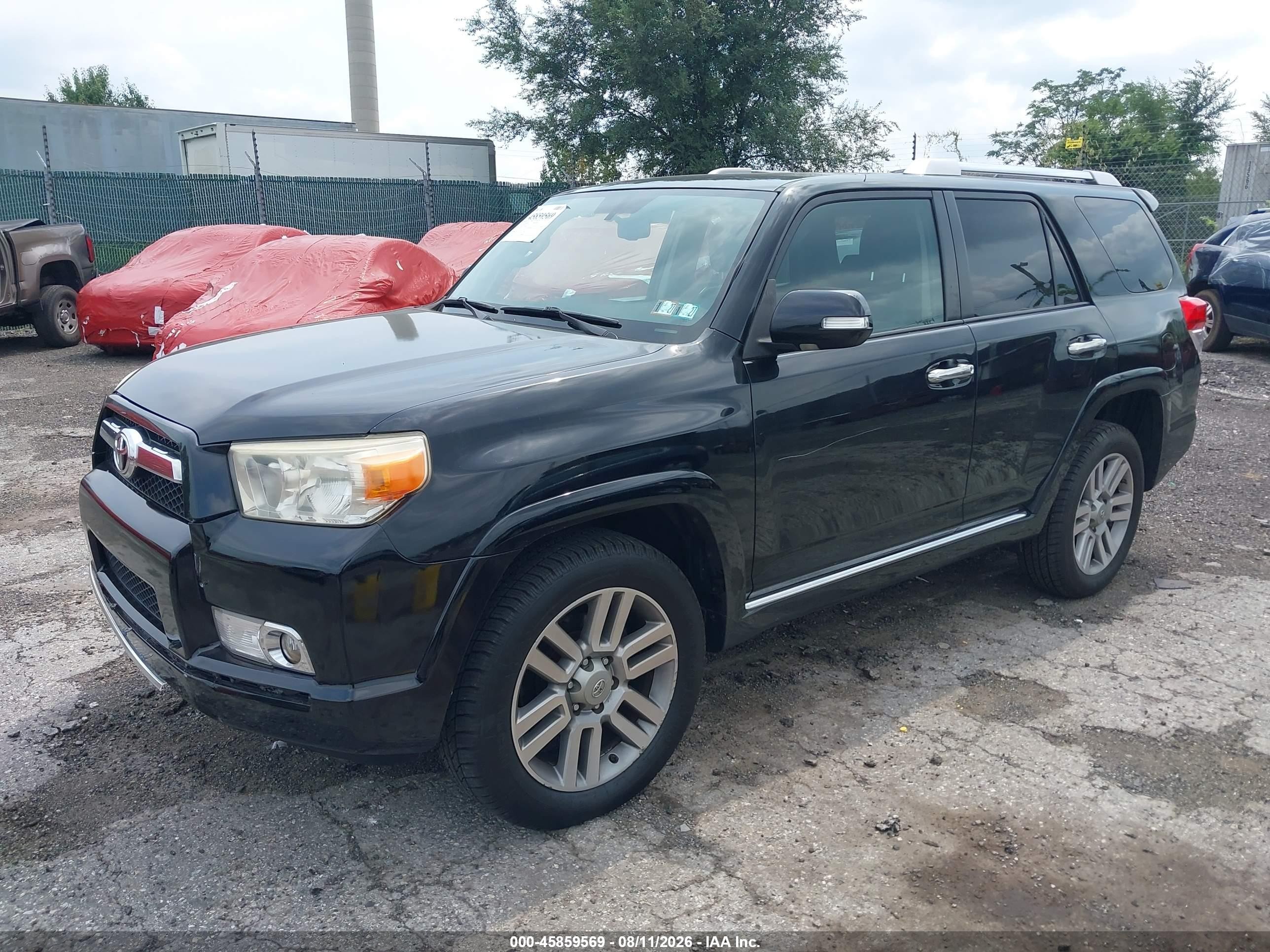 2010 Toyota 4runner Limited V6 Black vin: JTEBU5JR8A5013456