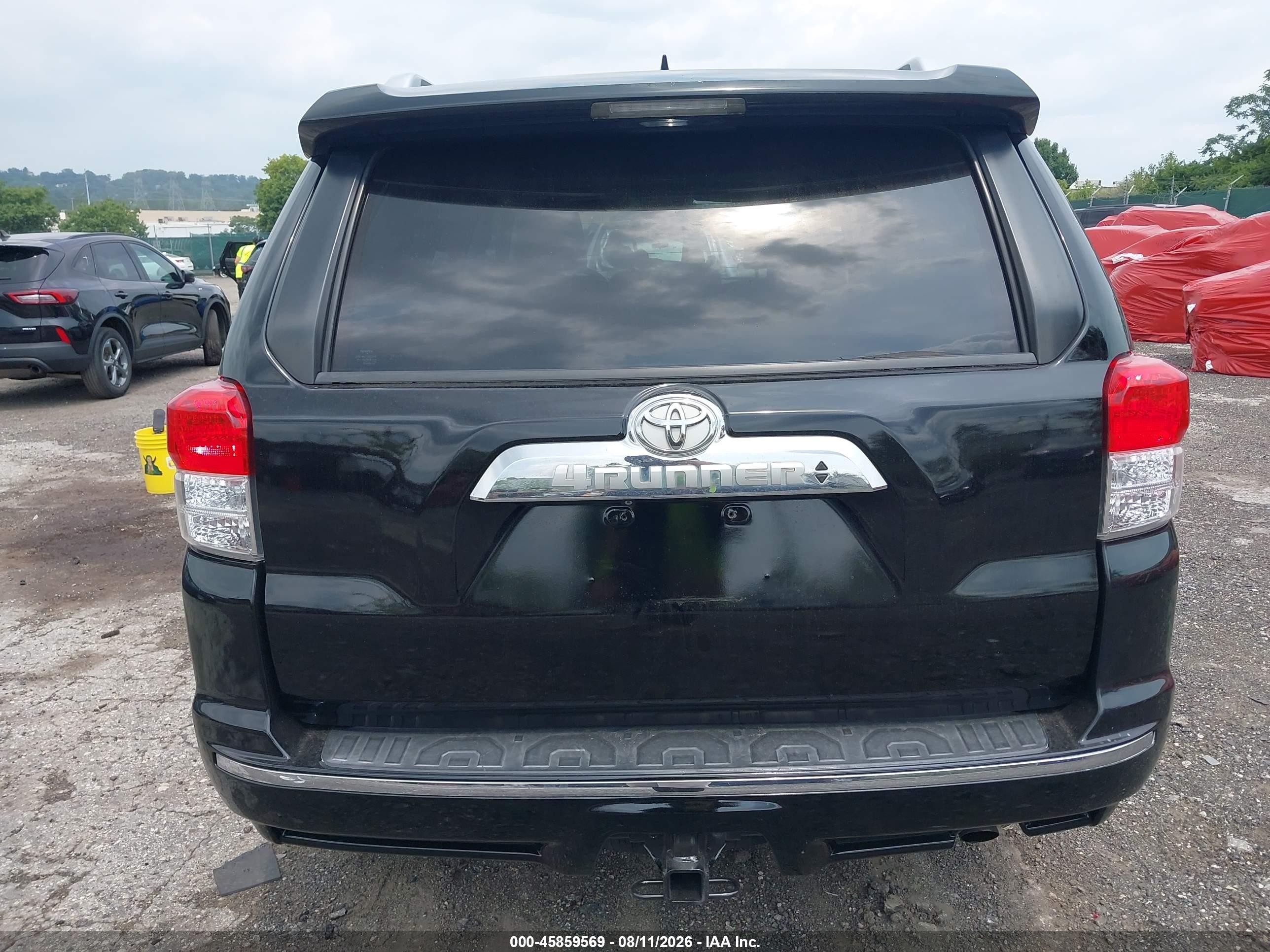 2010 Toyota 4runner Limited V6 Black vin: JTEBU5JR8A5013456