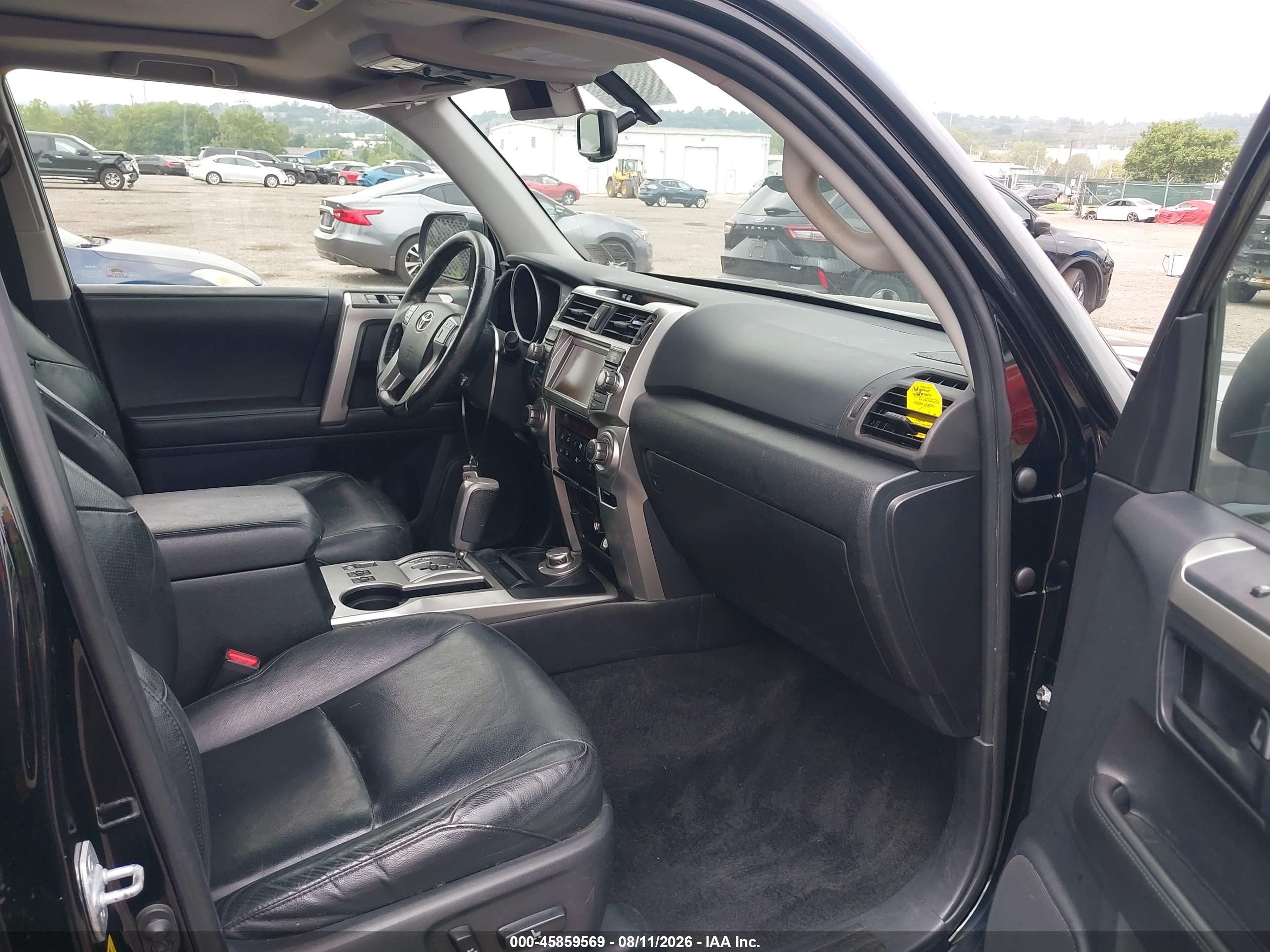 2010 Toyota 4runner Limited V6 Black vin: JTEBU5JR8A5013456
