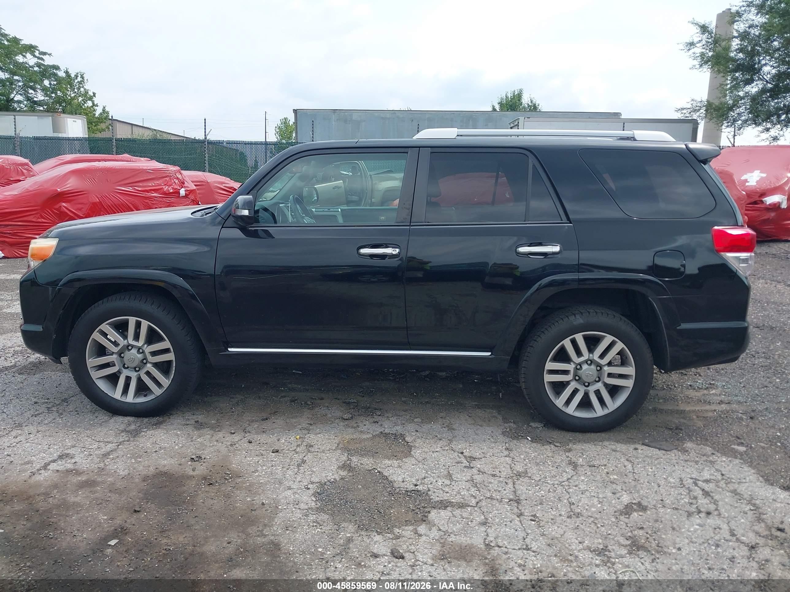 2010 Toyota 4runner Limited V6 Black vin: JTEBU5JR8A5013456