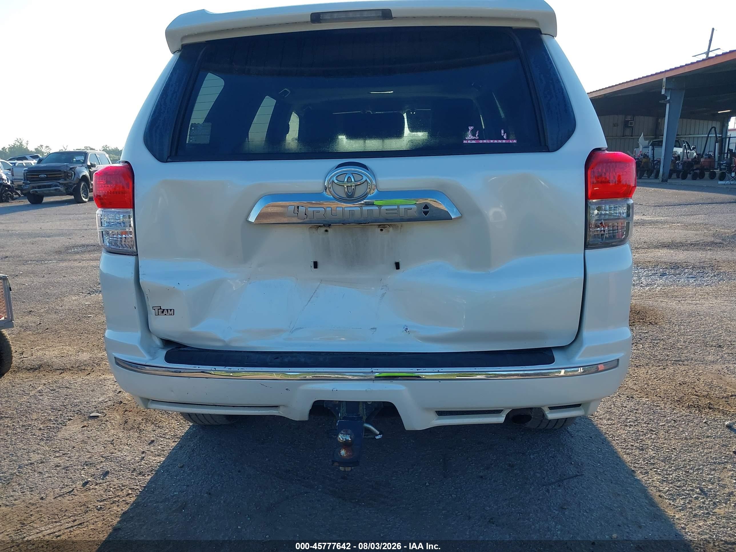 2010 Toyota 4runner Limited V6 White vin: JTEBU5JR8A5015532