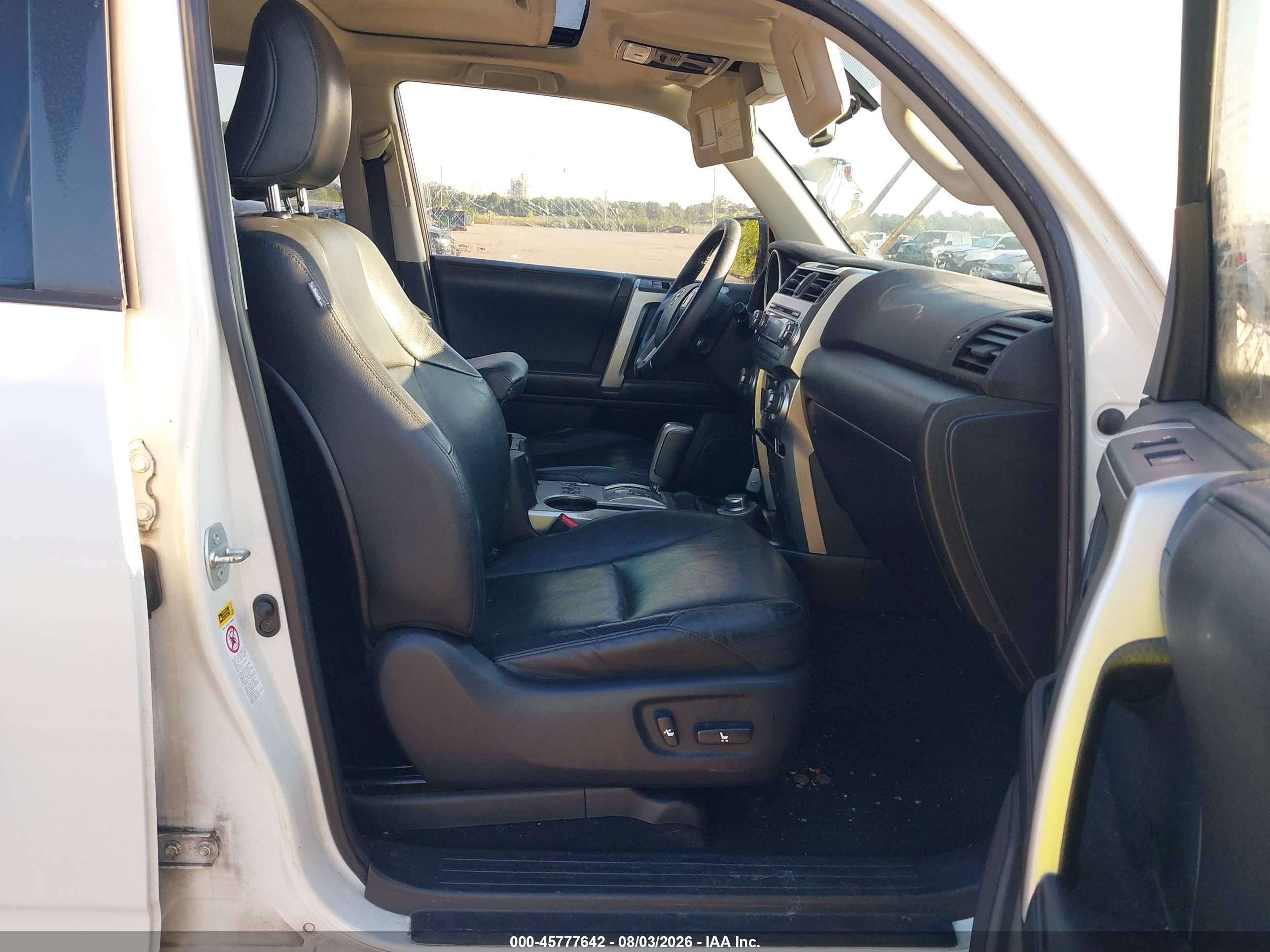 2010 Toyota 4runner Limited V6 White vin: JTEBU5JR8A5015532
