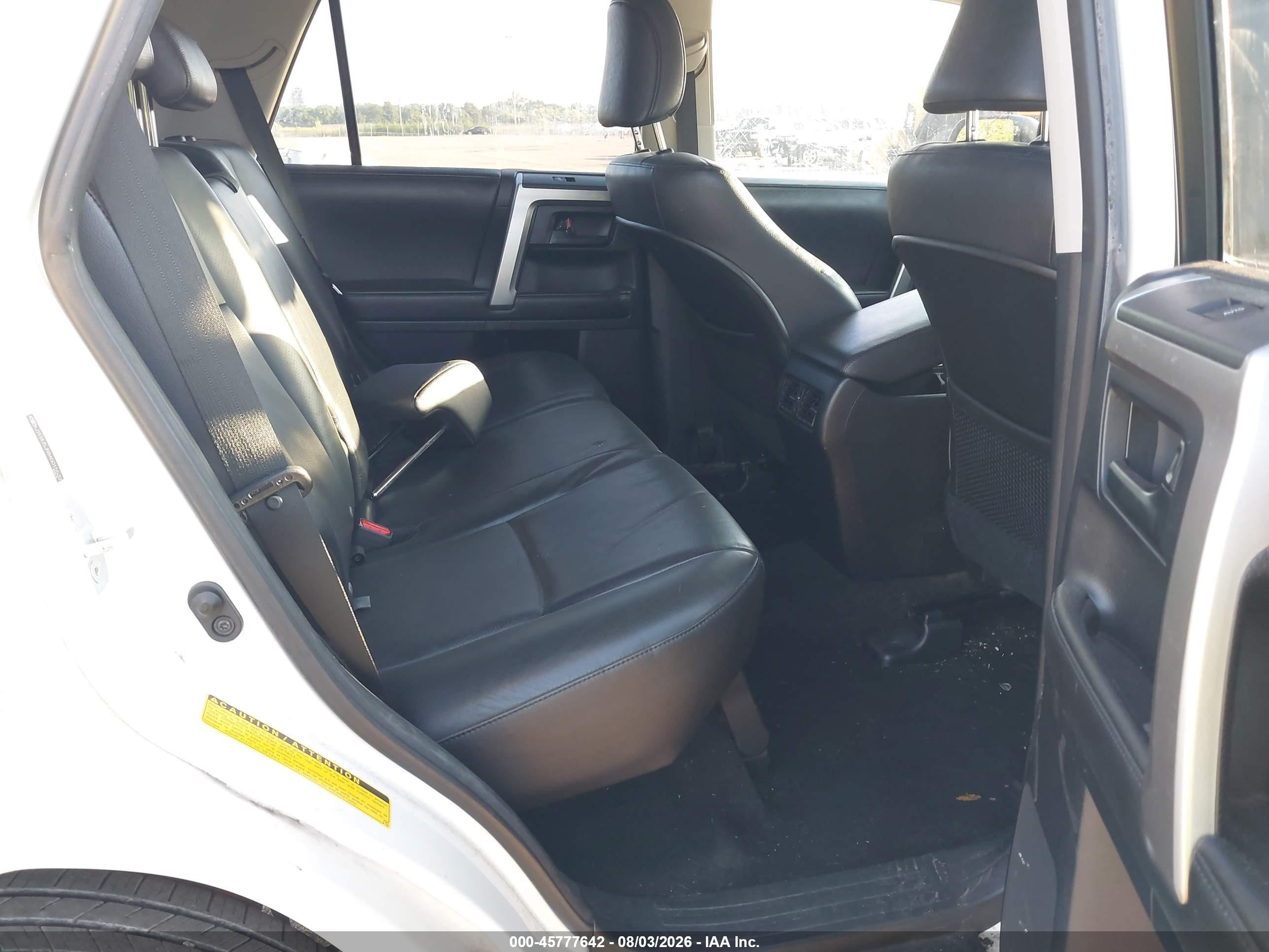 2010 Toyota 4runner Limited V6 White vin: JTEBU5JR8A5015532