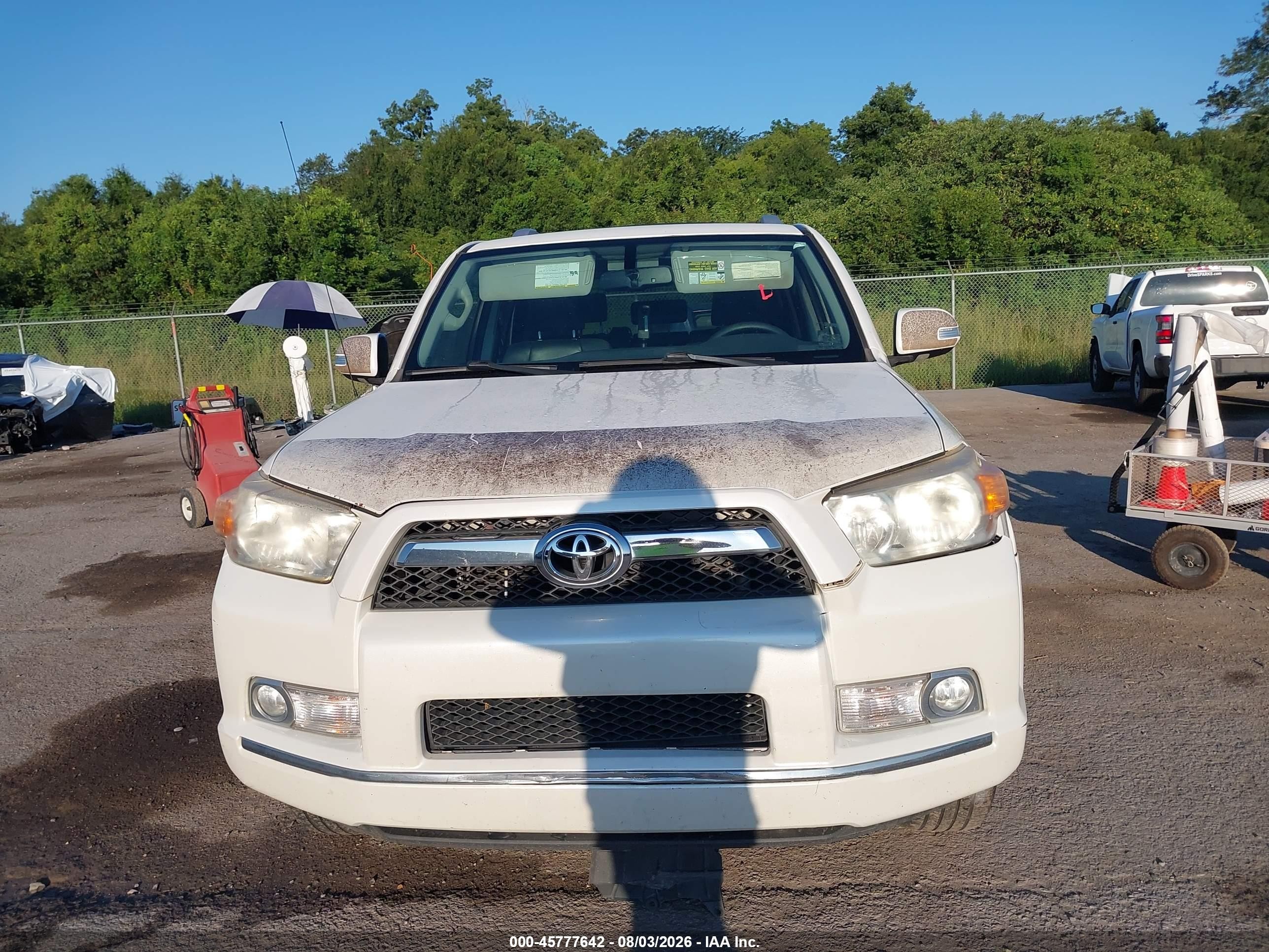 2010 Toyota 4runner Limited V6 White vin: JTEBU5JR8A5015532