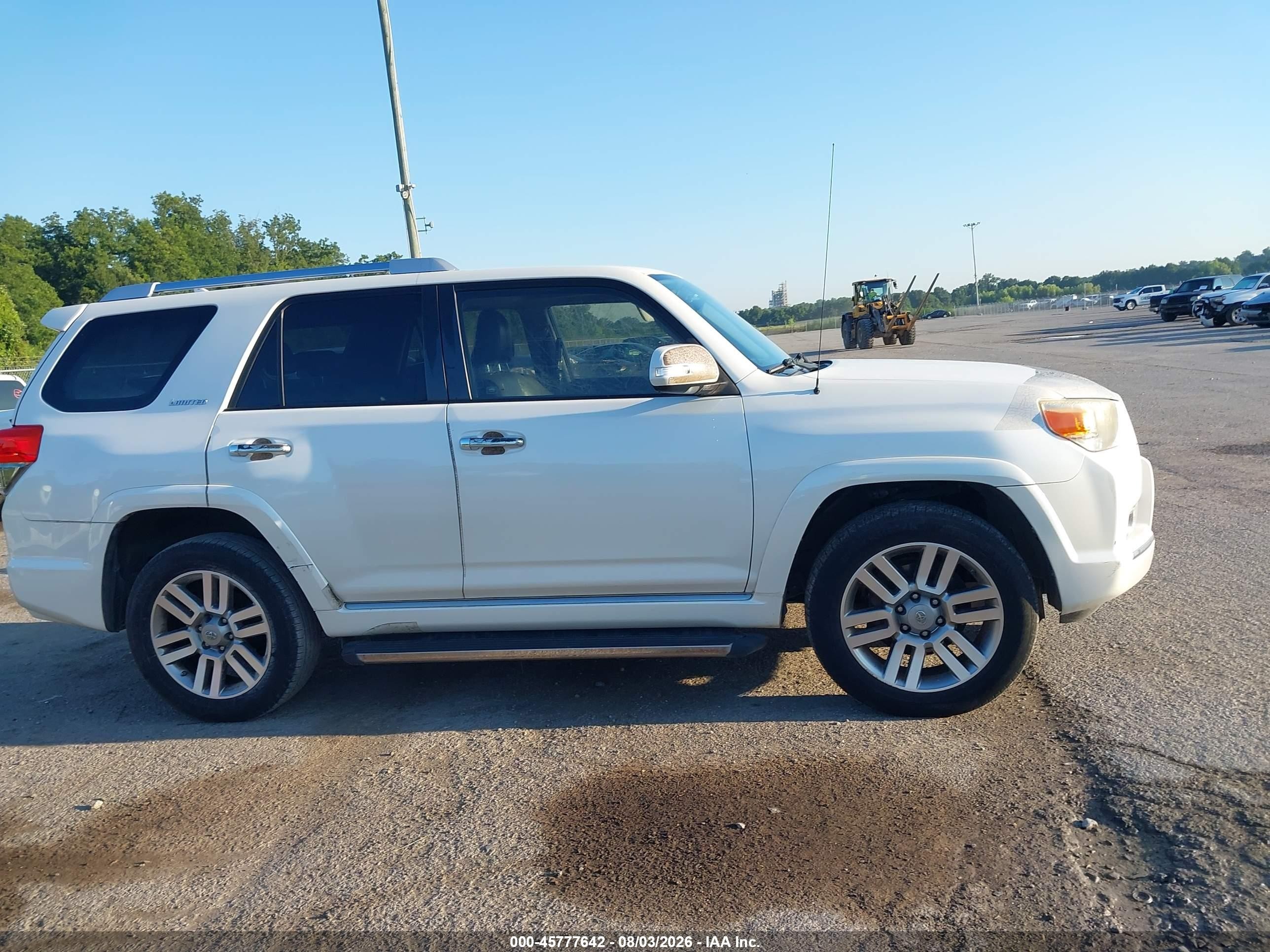 2010 Toyota 4runner Limited V6 White vin: JTEBU5JR8A5015532