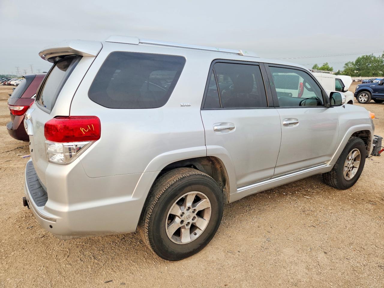 2010 Toyota 4runner Sr5 Silver vin: JTEBU5JR8A5019497