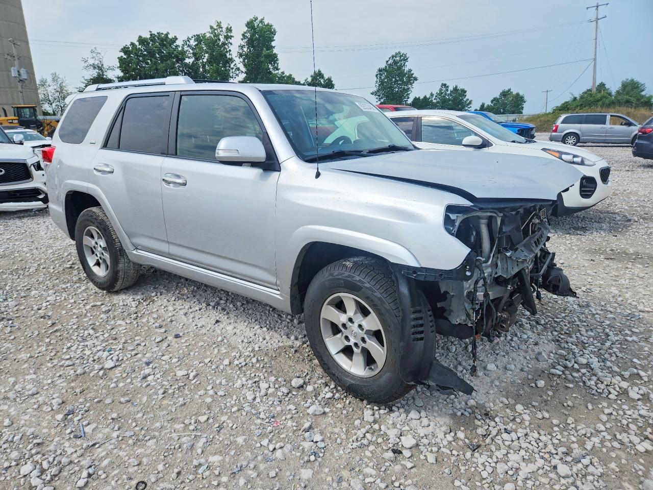 2010 Toyota 4runner Sr5 Silver vin: JTEBU5JR8A5027860