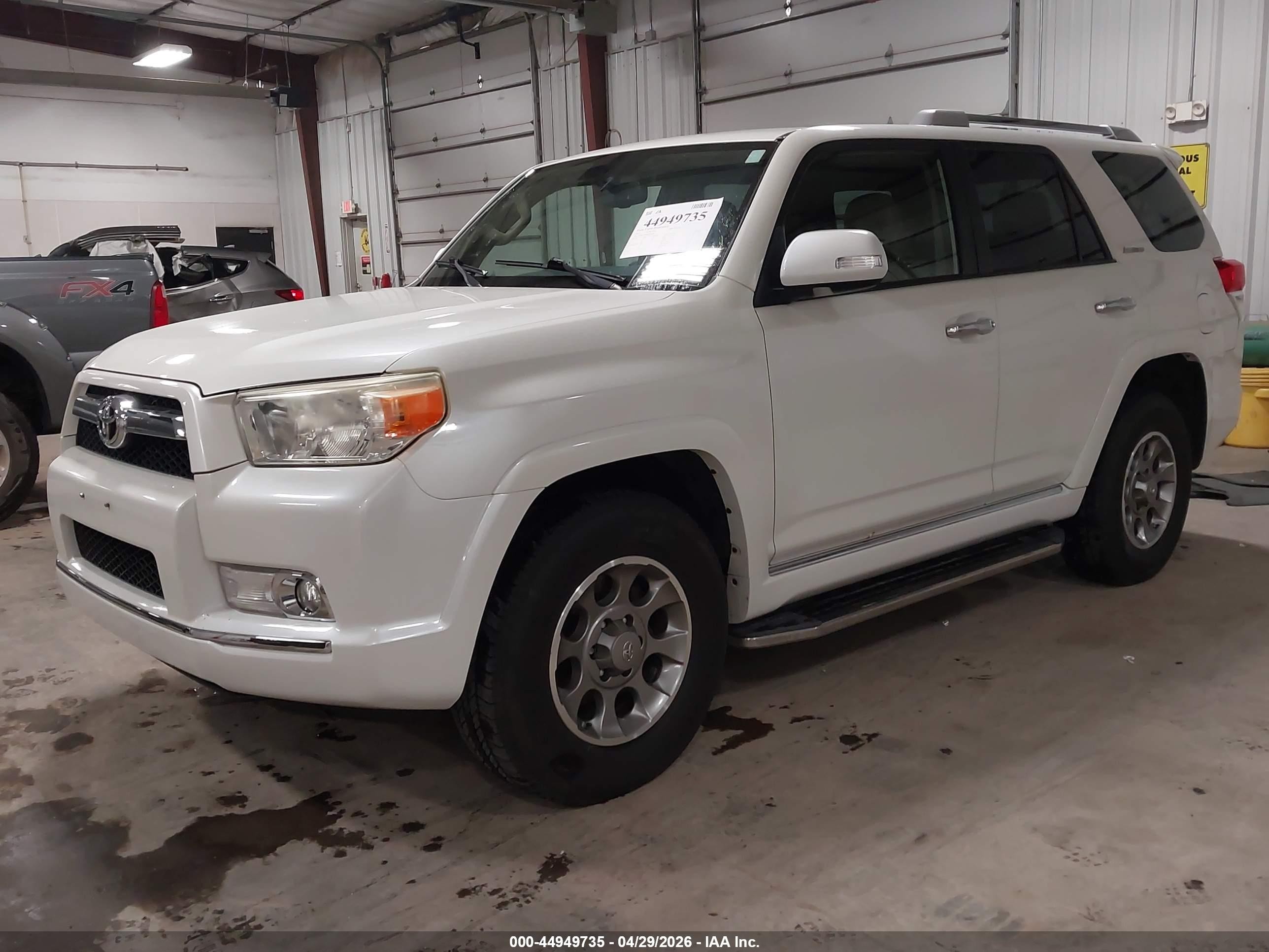 2011 Toyota 4runner Limited V6 White vin: JTEBU5JR8B5074548