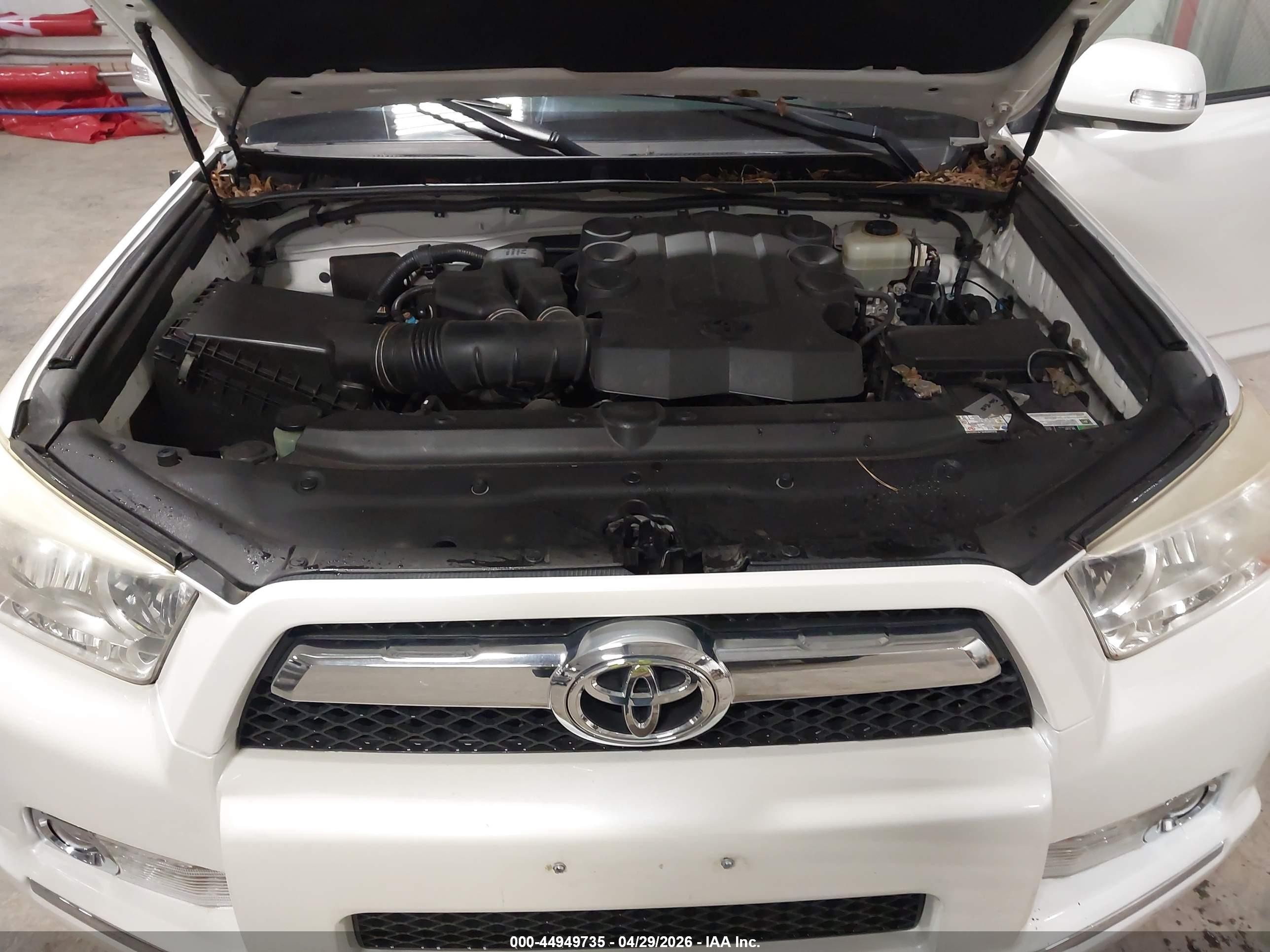 2011 Toyota 4runner Limited V6 White vin: JTEBU5JR8B5074548