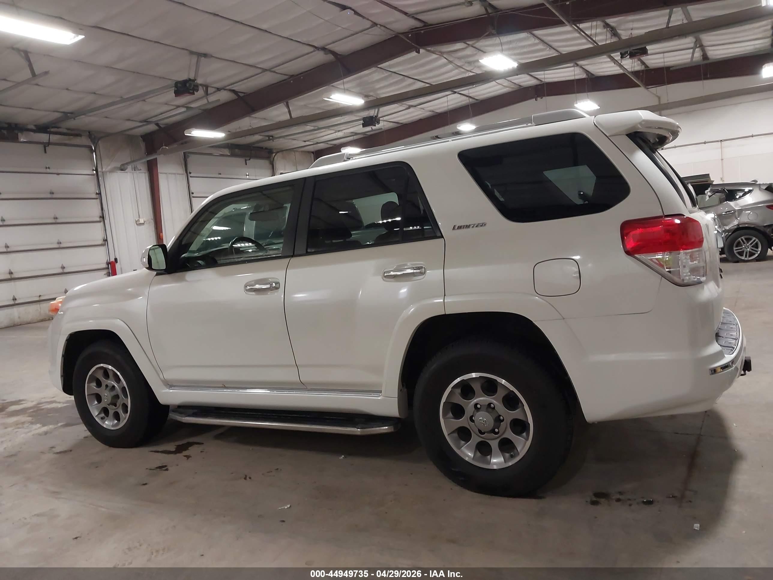 2011 Toyota 4runner Limited V6 White vin: JTEBU5JR8B5074548