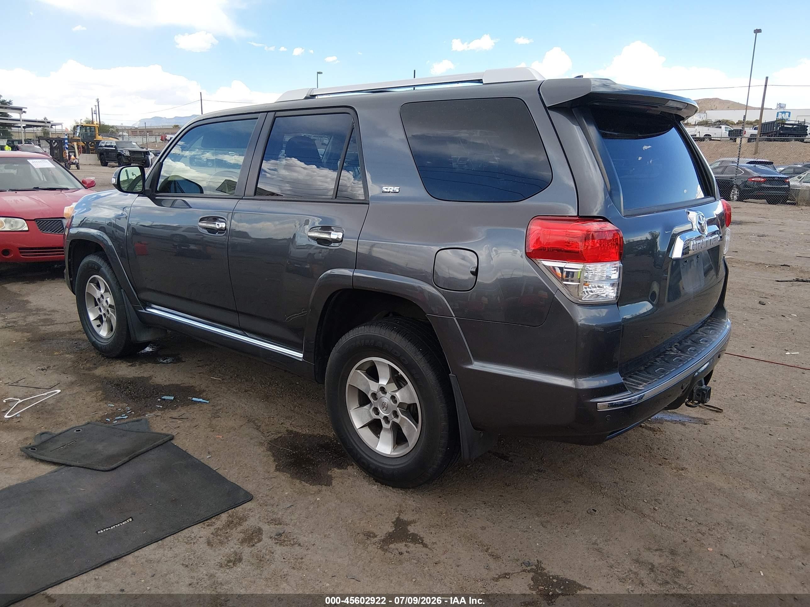 2012 Toyota 4runner Sr5 Gray vin: JTEBU5JR8C5096082