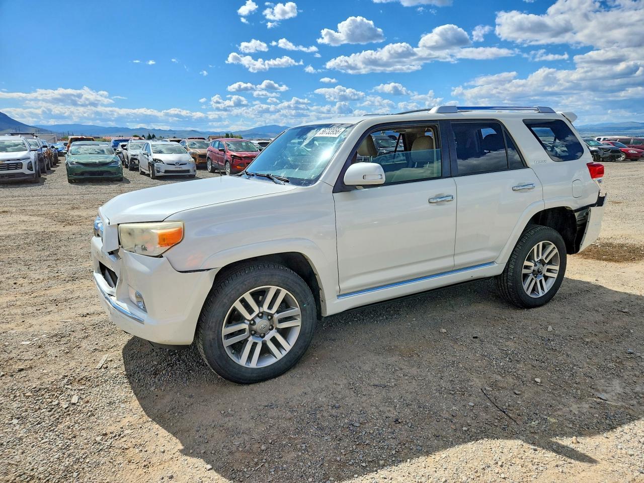 2012 Toyota 4runner Limited White vin: JTEBU5JR8C5097541