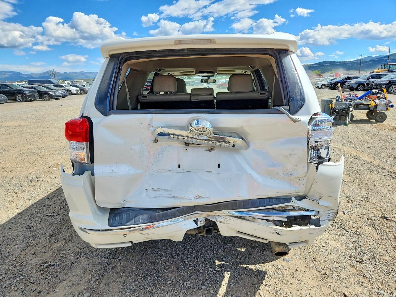 2012 Toyota 4runner Limited White vin: JTEBU5JR8C5097541