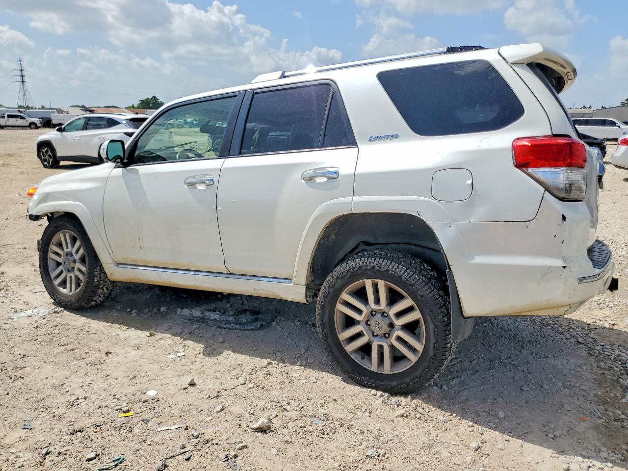 2013 Toyota 4runner Limited White vin: JTEBU5JR8D5114730
