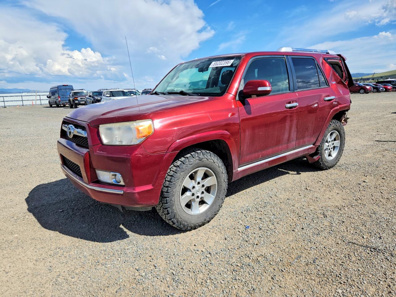 2013 Toyota 4runner Sr5 Maroon vin: JTEBU5JR8D5115991