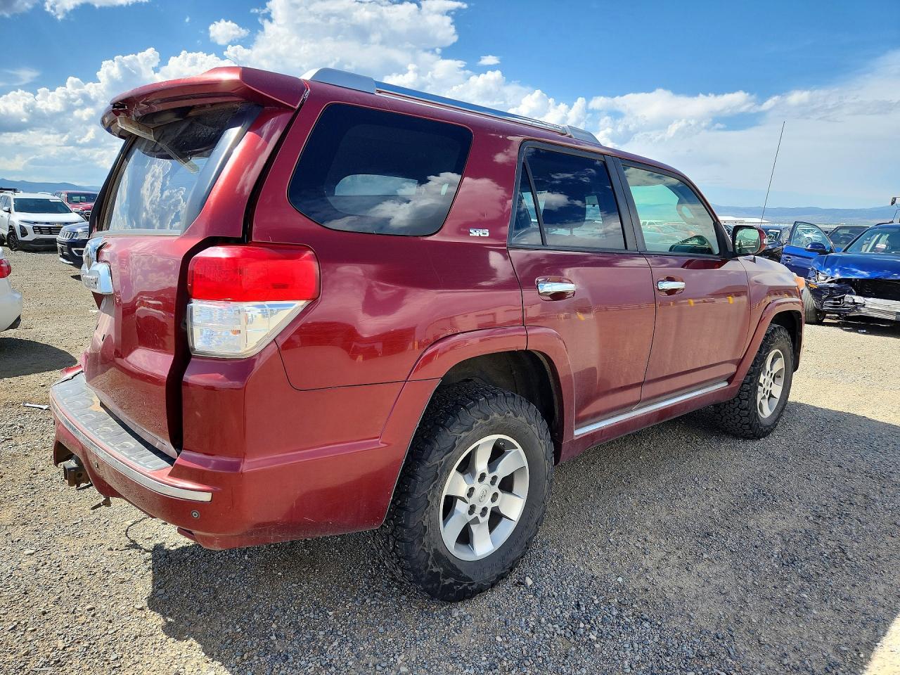 2013 Toyota 4runner Sr5 Maroon vin: JTEBU5JR8D5115991