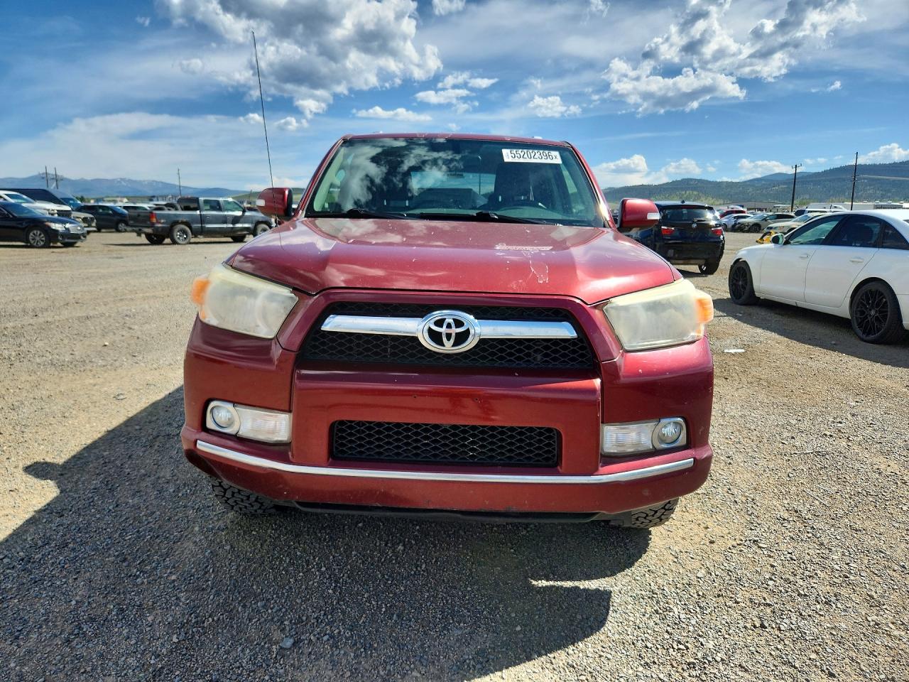 2013 Toyota 4runner Sr5 Maroon vin: JTEBU5JR8D5115991