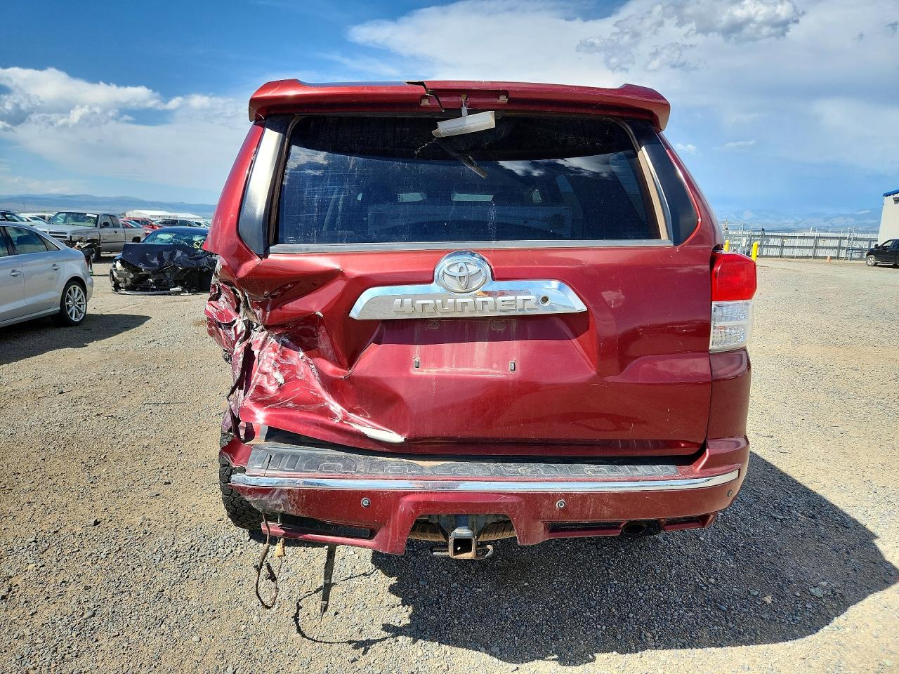 2013 Toyota 4runner Sr5 Maroon vin: JTEBU5JR8D5115991