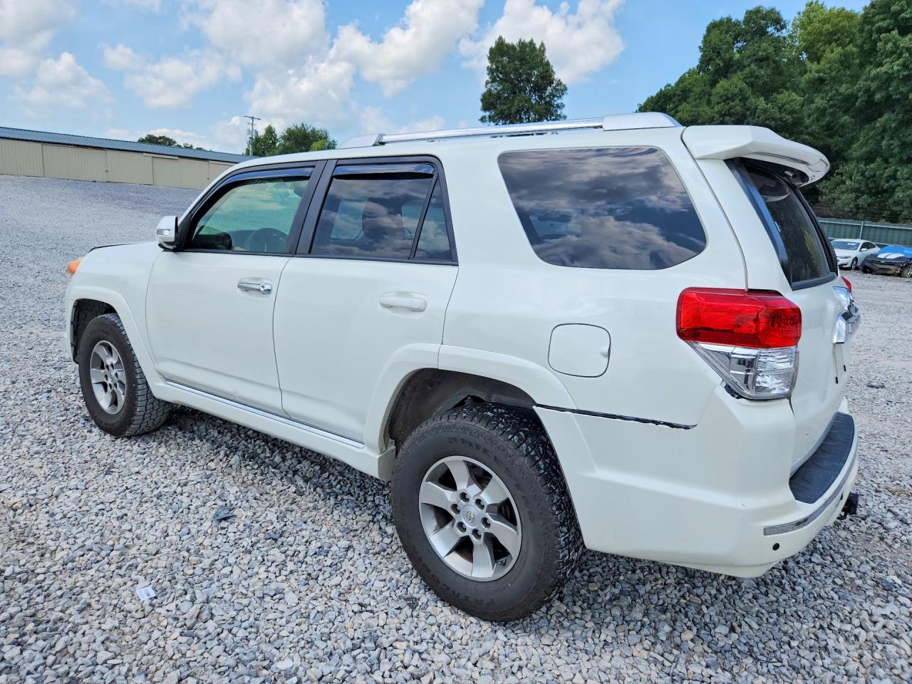 2013 Toyota 4runner Sr5 White vin: JTEBU5JR8D5116915