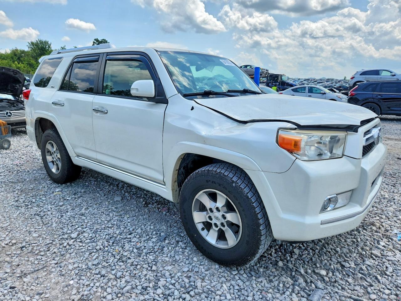 2013 Toyota 4runner Sr5 White vin: JTEBU5JR8D5116915