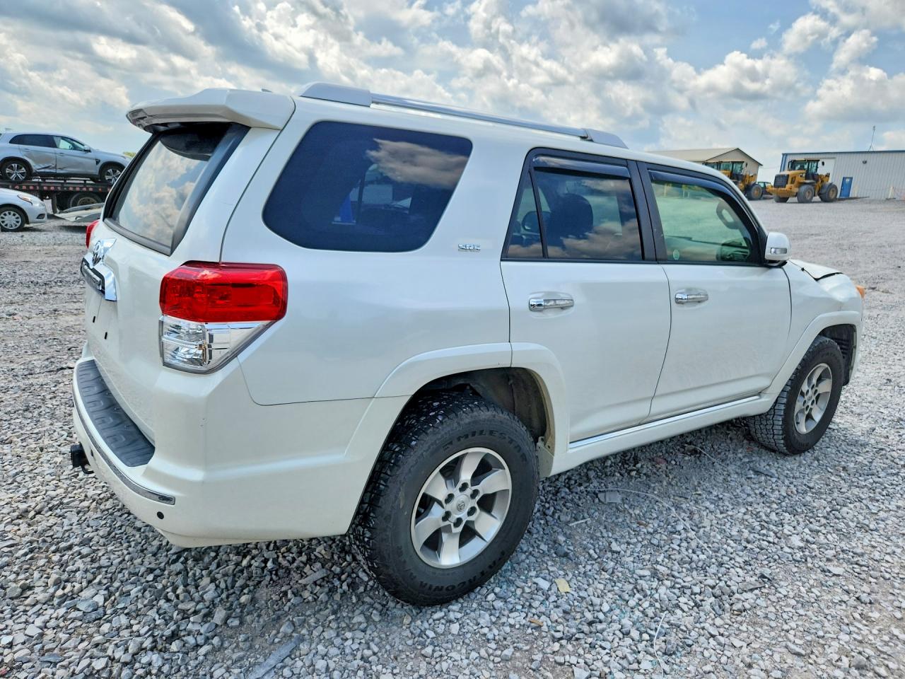 2013 Toyota 4runner Sr5 White vin: JTEBU5JR8D5116915